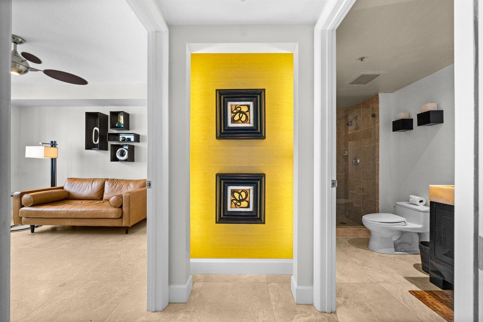 Hallway & 2nd Bedroom