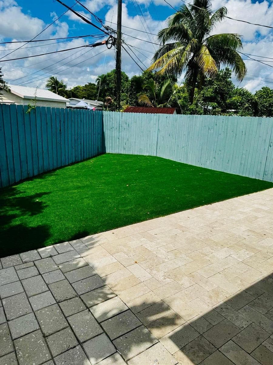 Fenced Private Backyard