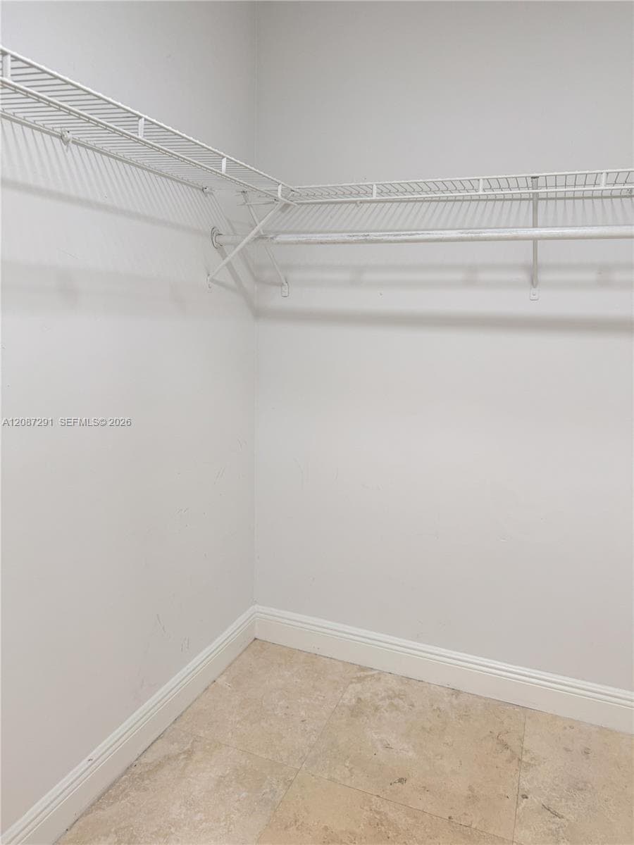 Primary closet