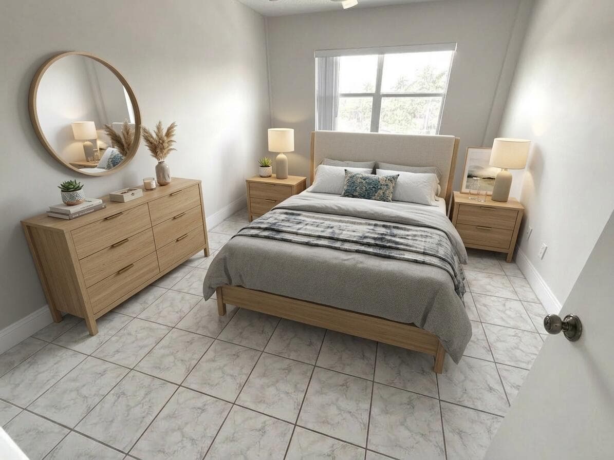 Main Bedroom Staged