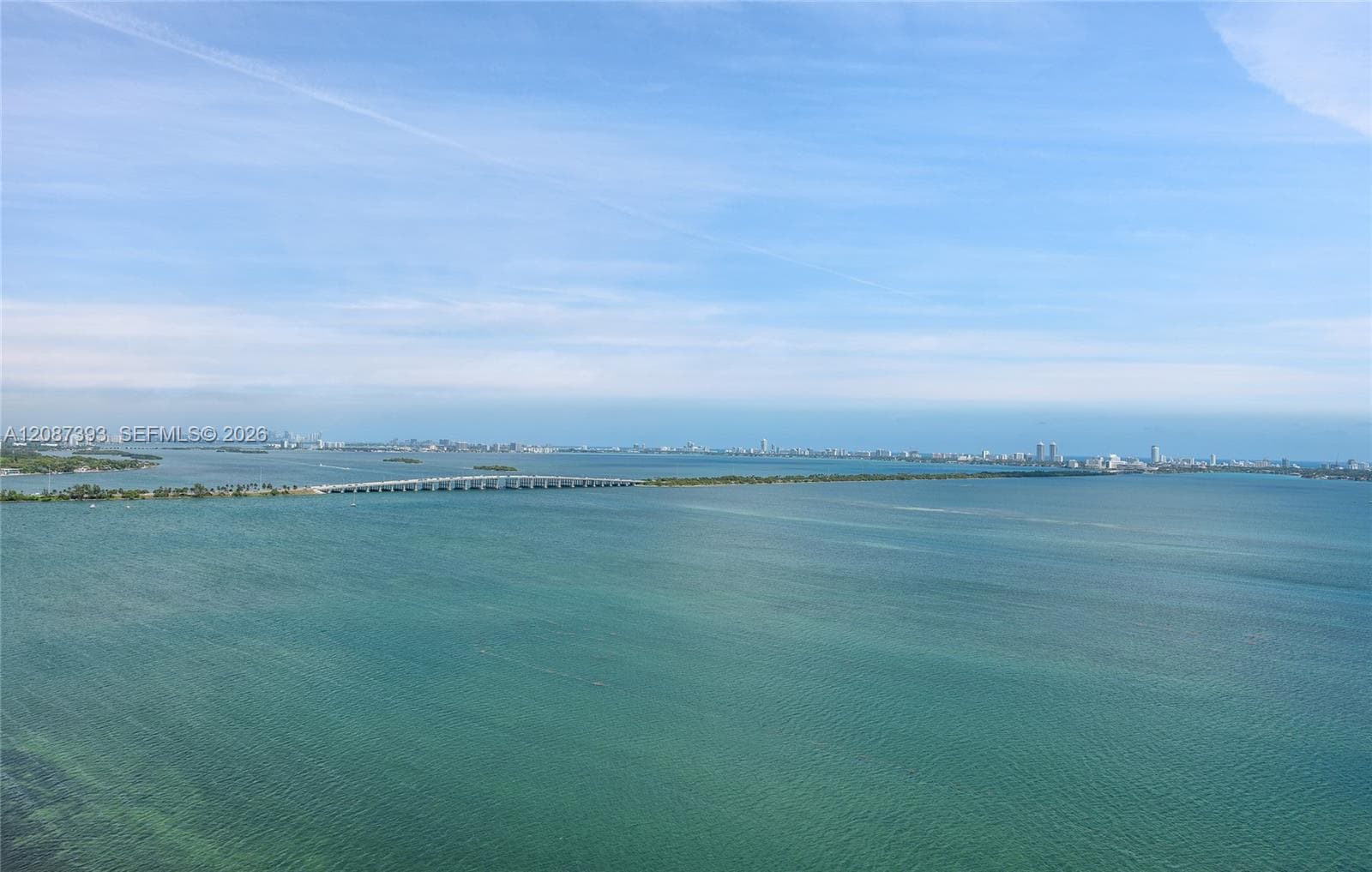 The northern causeway I-195 to Miami Beach