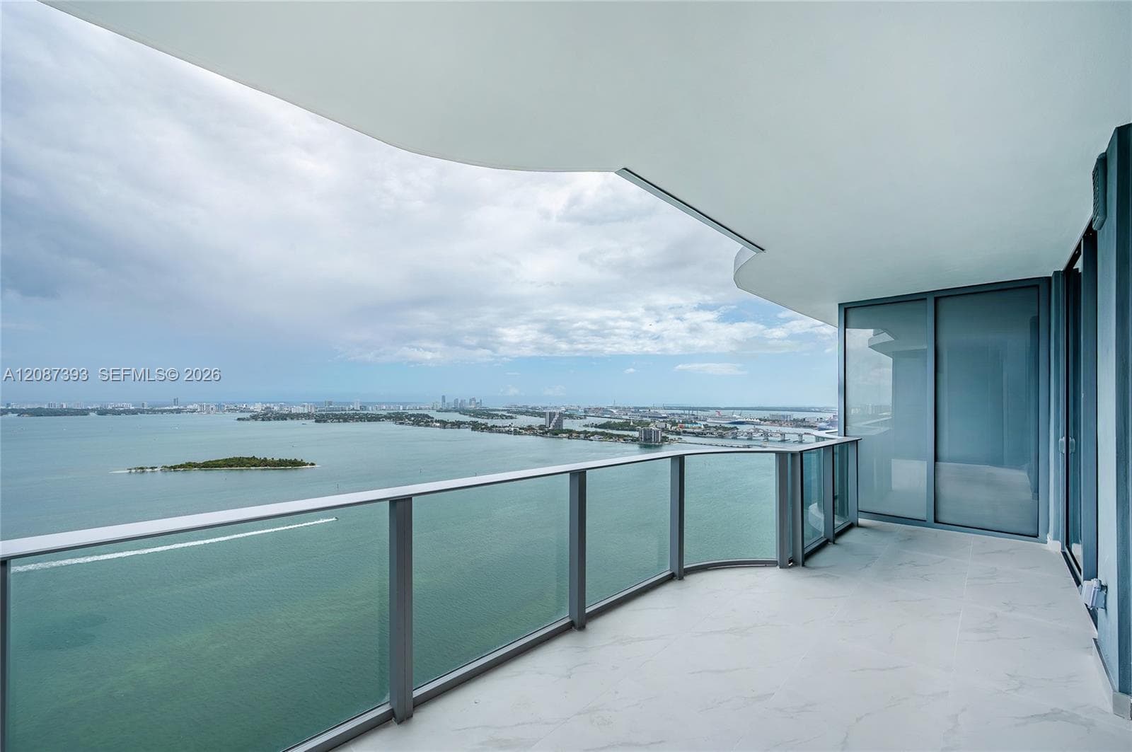 Spacious balcony