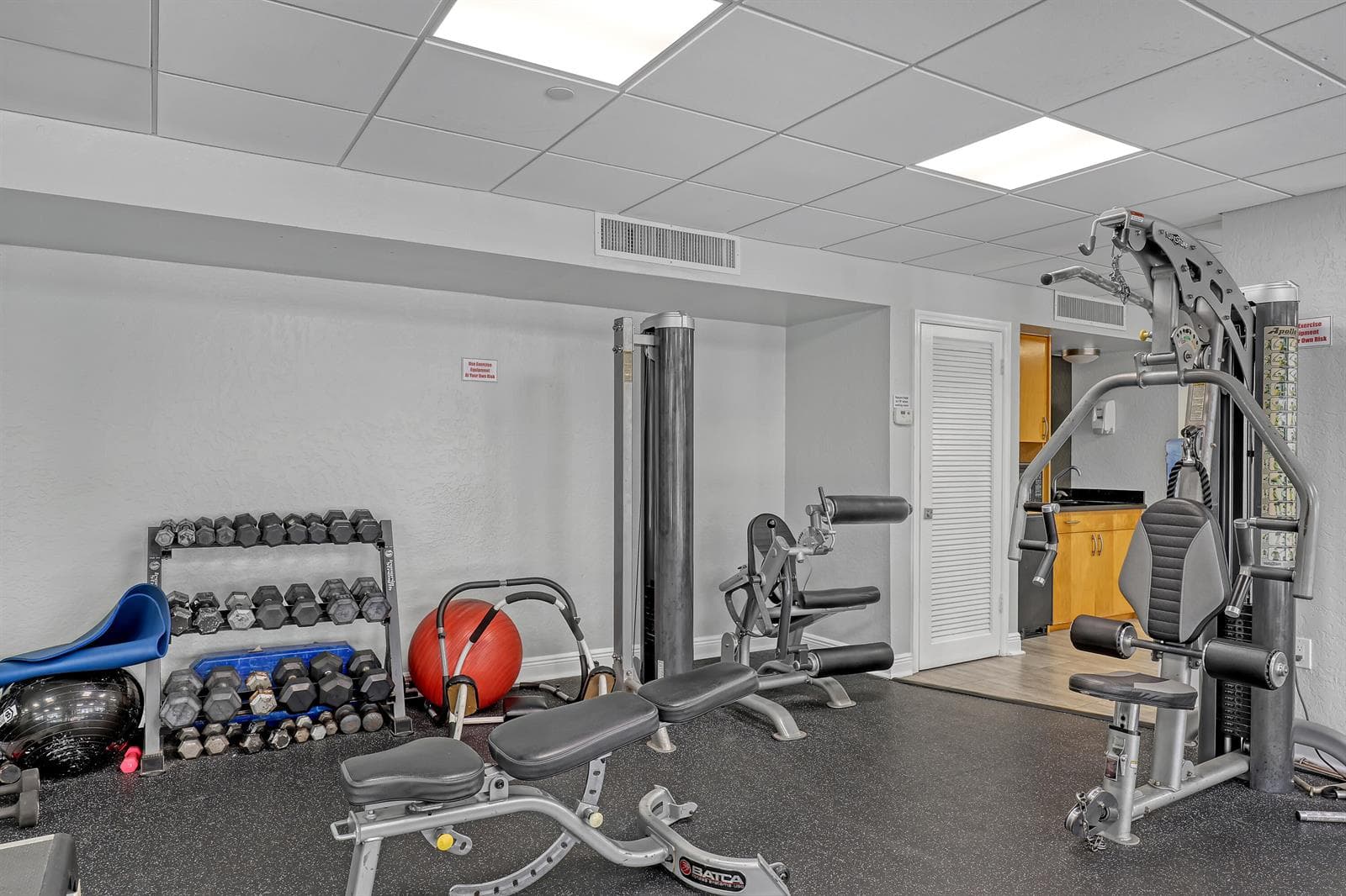 fitness area