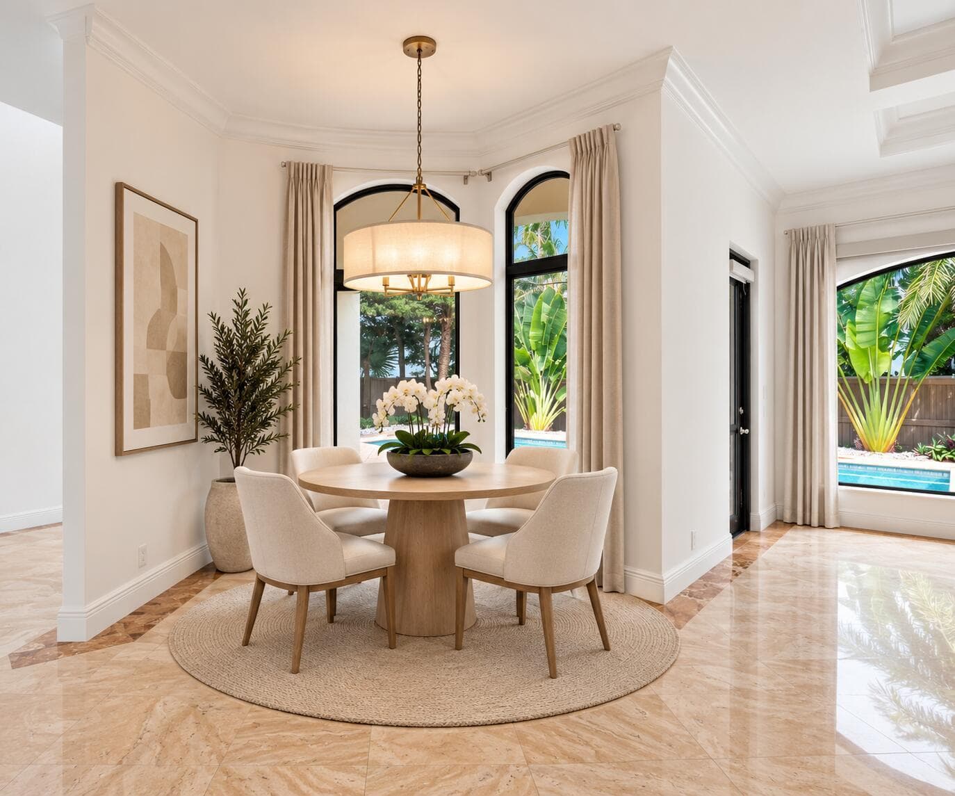 Breakfast Area - Virtually Staged