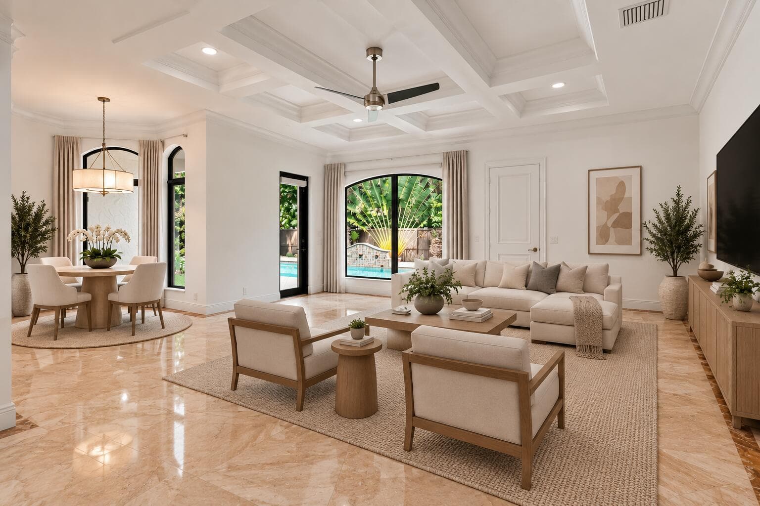 Family Room - Virtually Staged