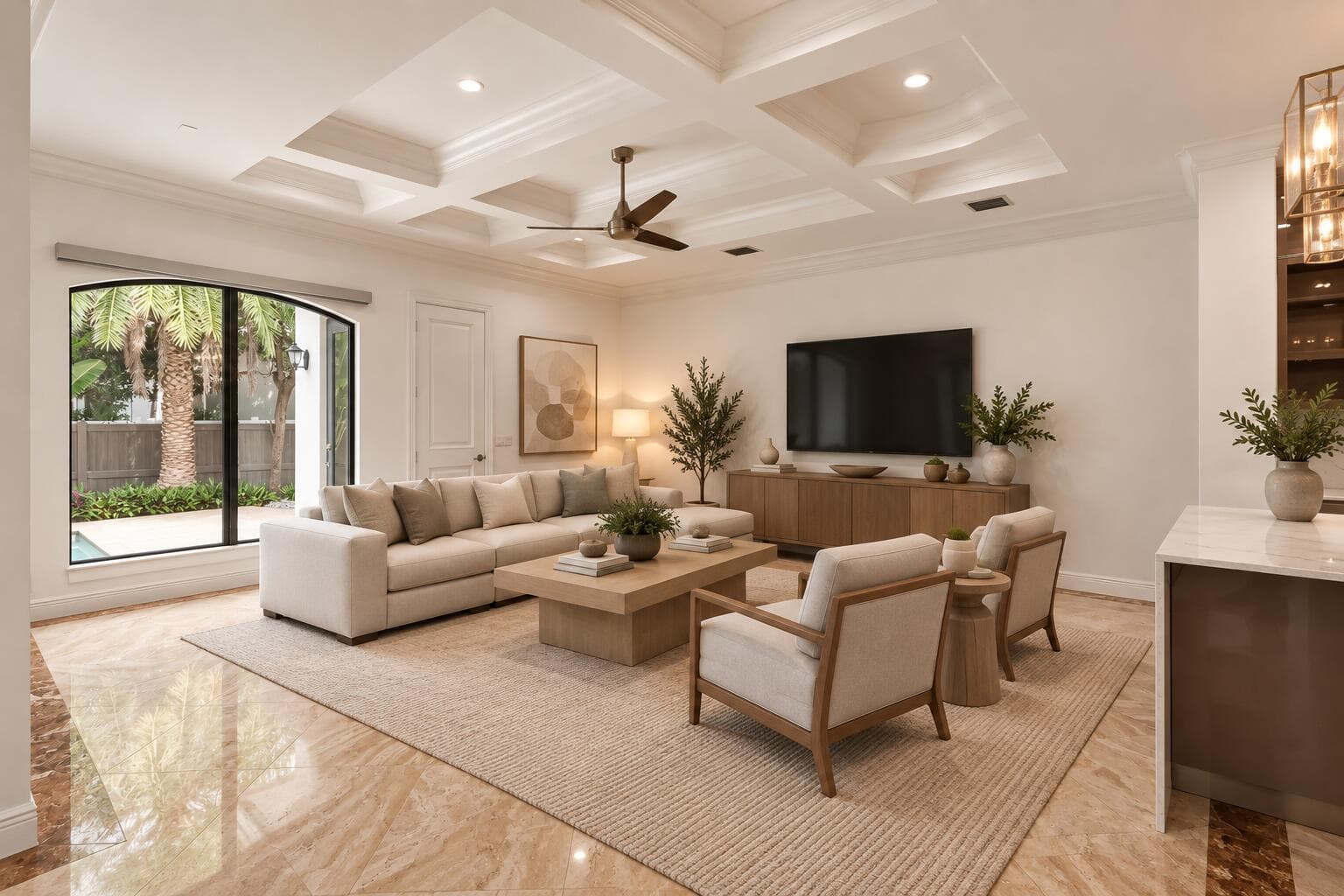 Family Room - Virtually Staged