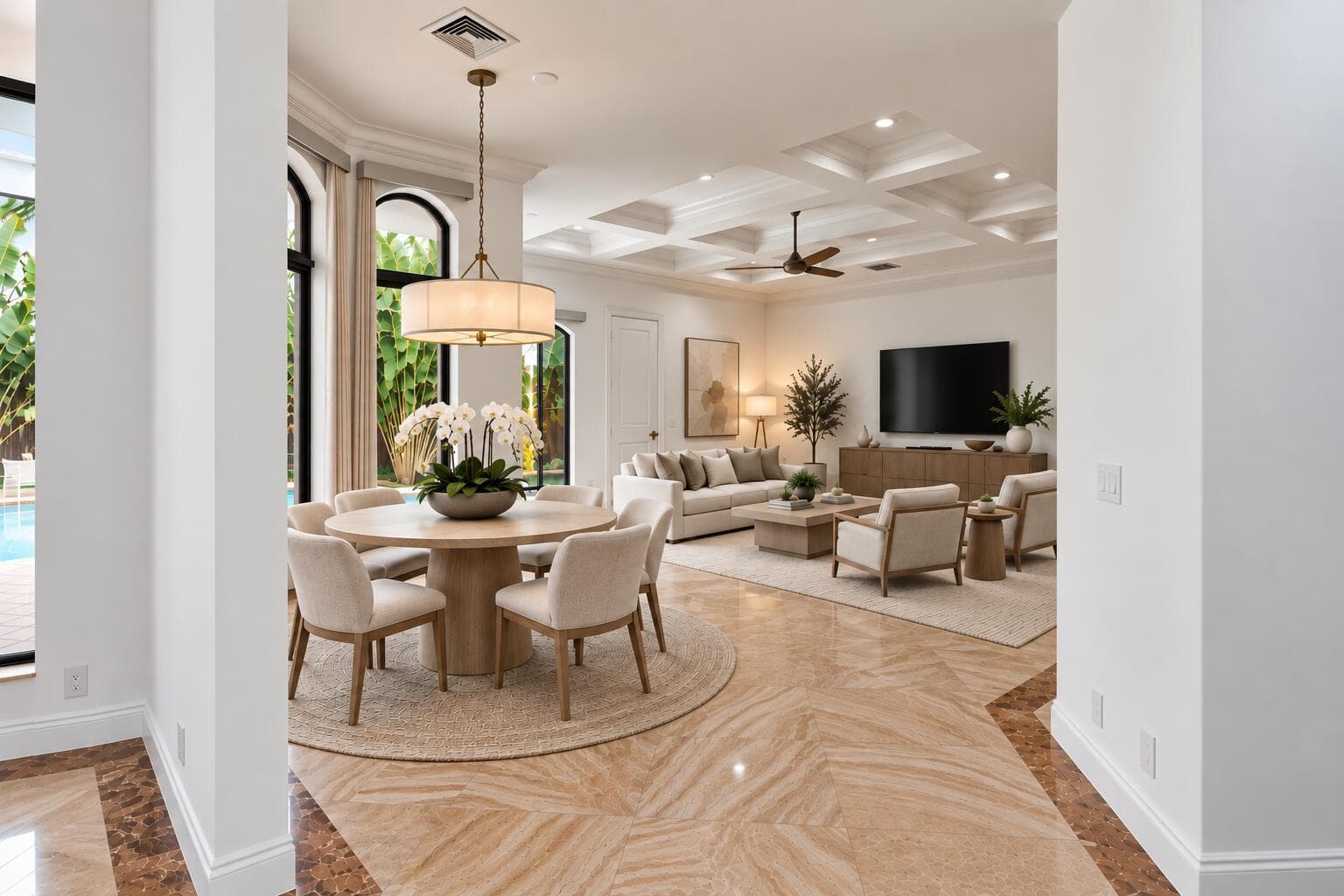 Breakfast Area - Virtually Staged