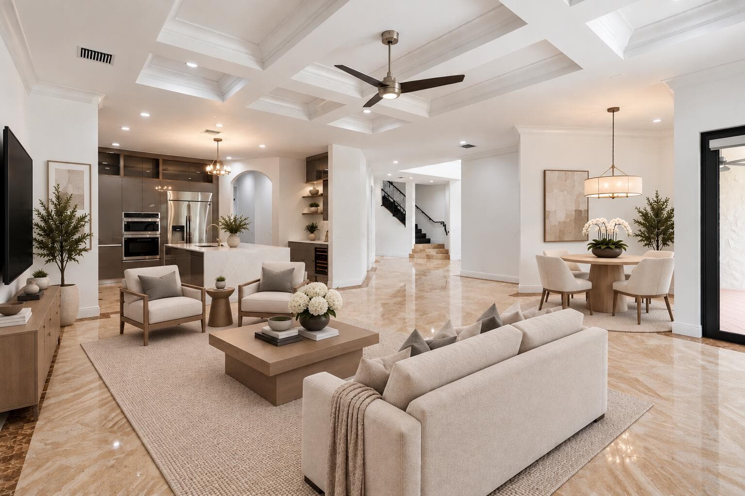 Family Room - Virtually Staged