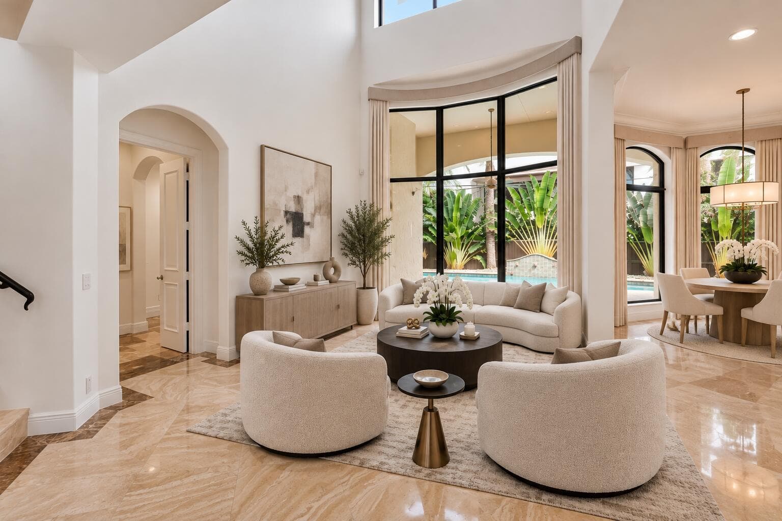 Living Room - Virtually Staged