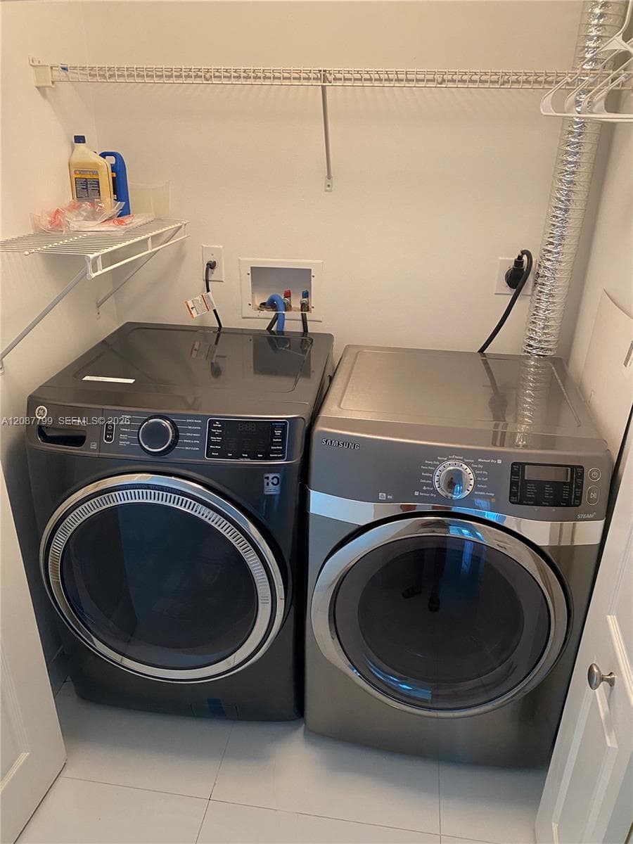 Washer and dryer