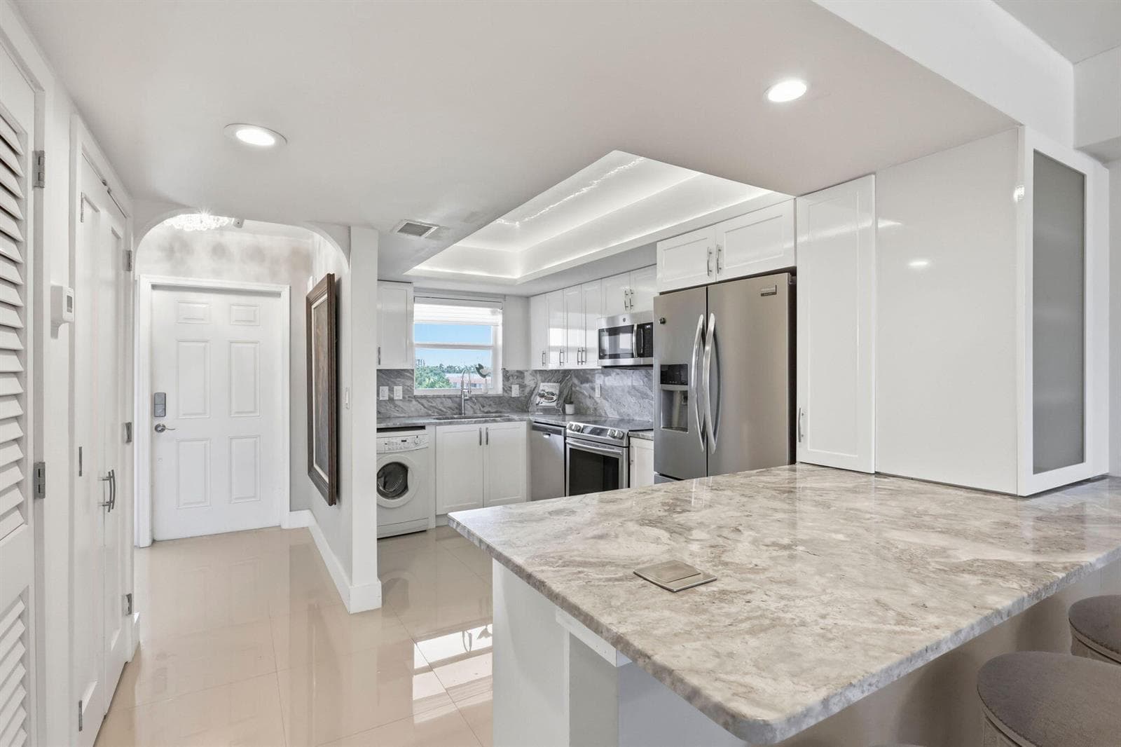 Foyer and Kitchen