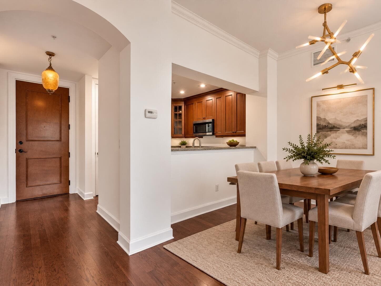 Dining Room to Entrance Foyer