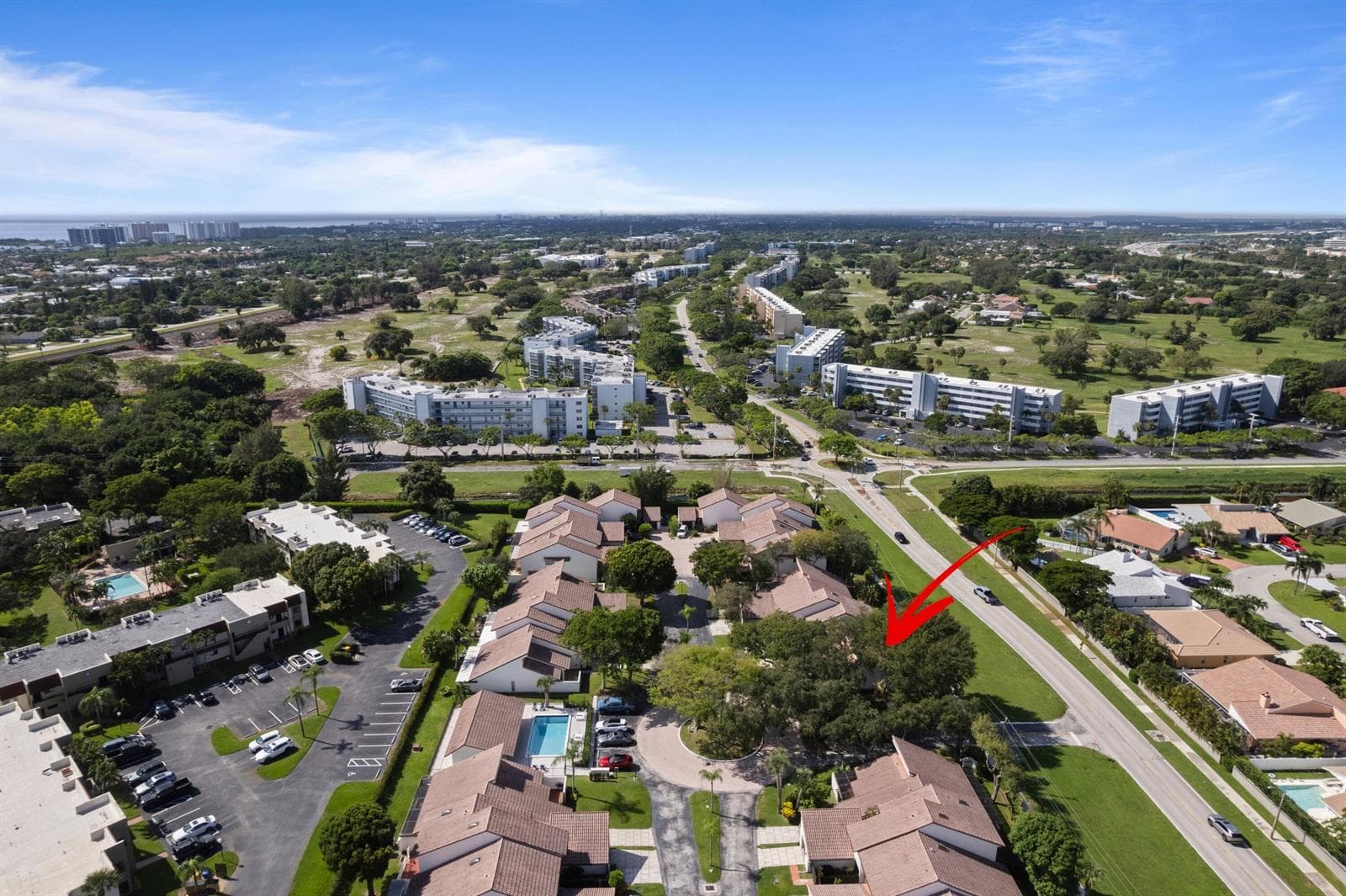Aerial Neighborhood View