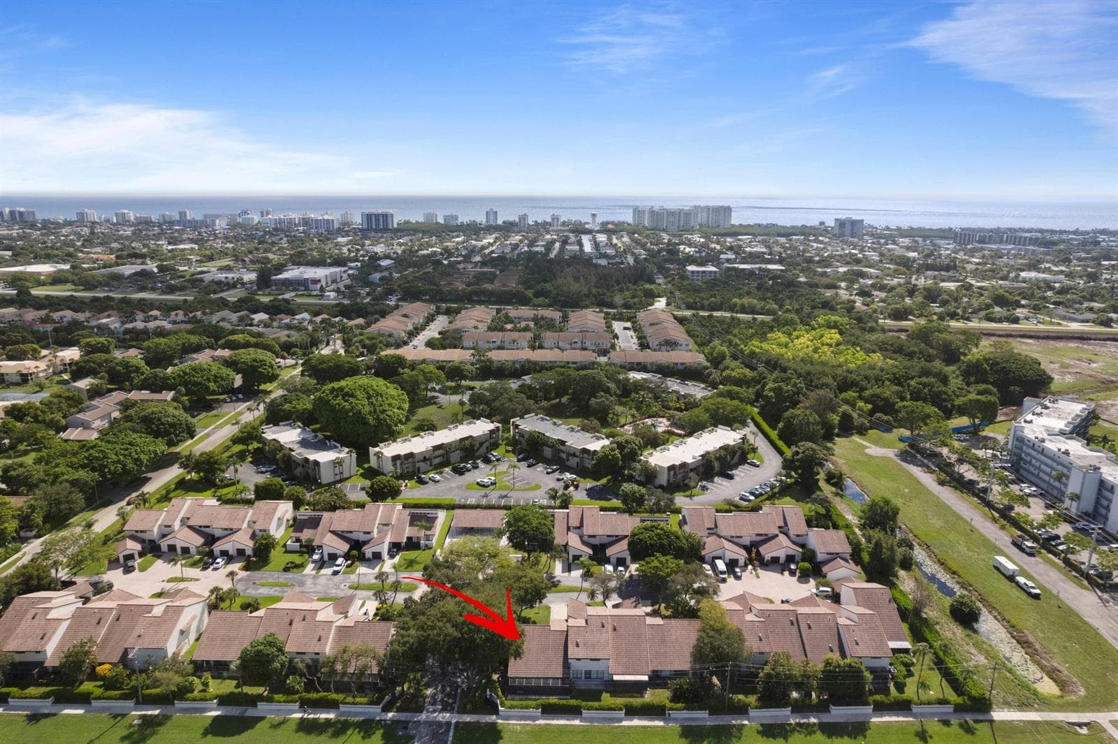 Aerial Neighborhood View