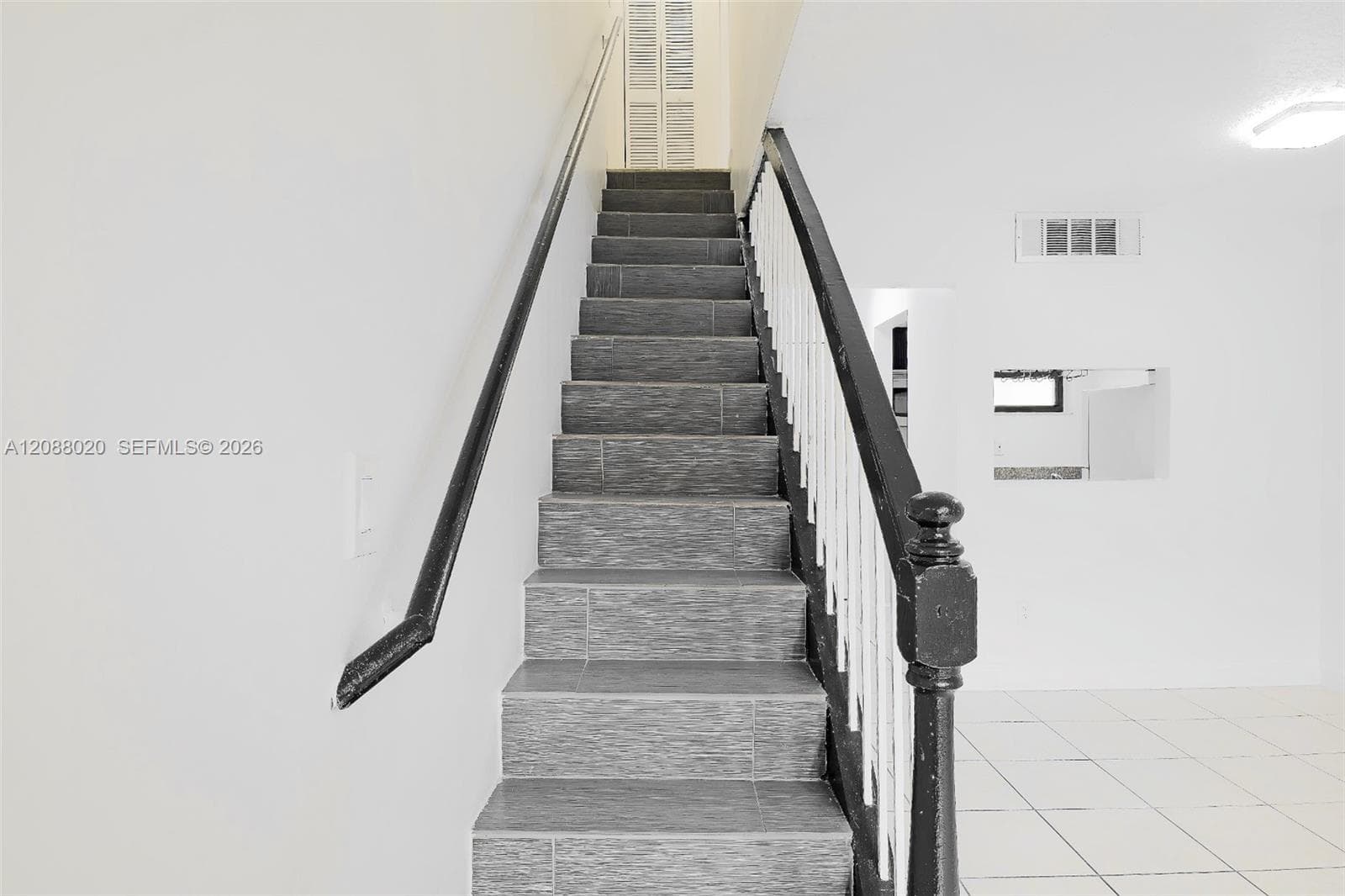 Stairs to Bedroom and Bath