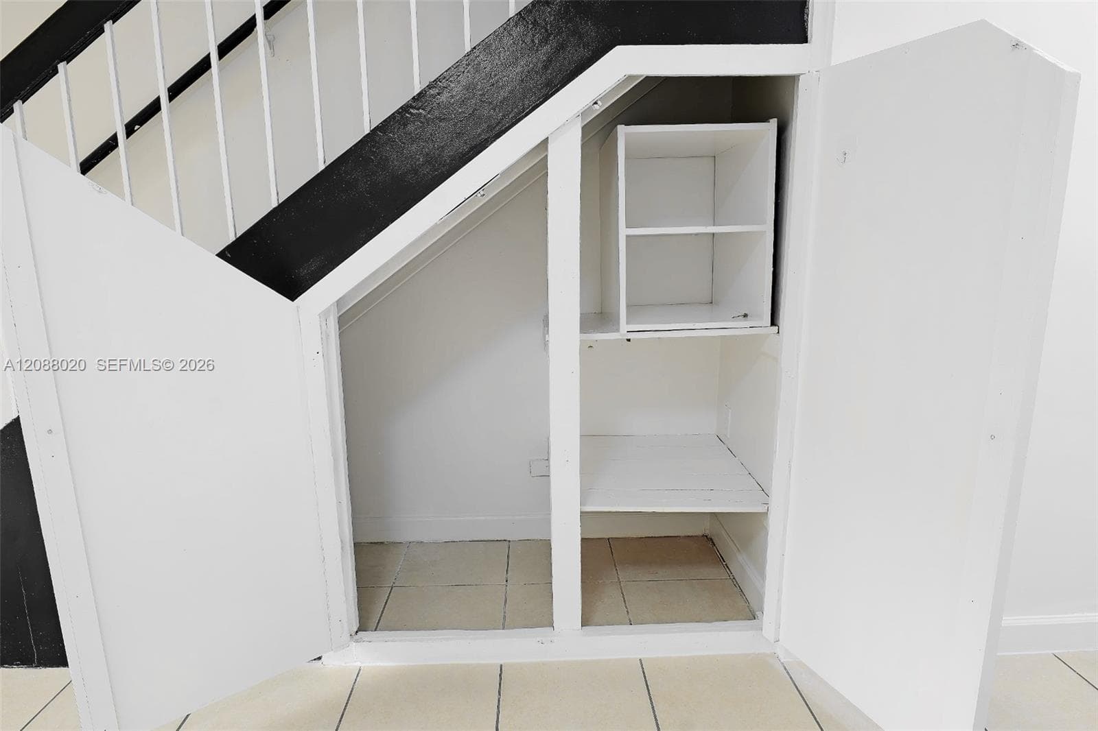 Under stairs extra storage