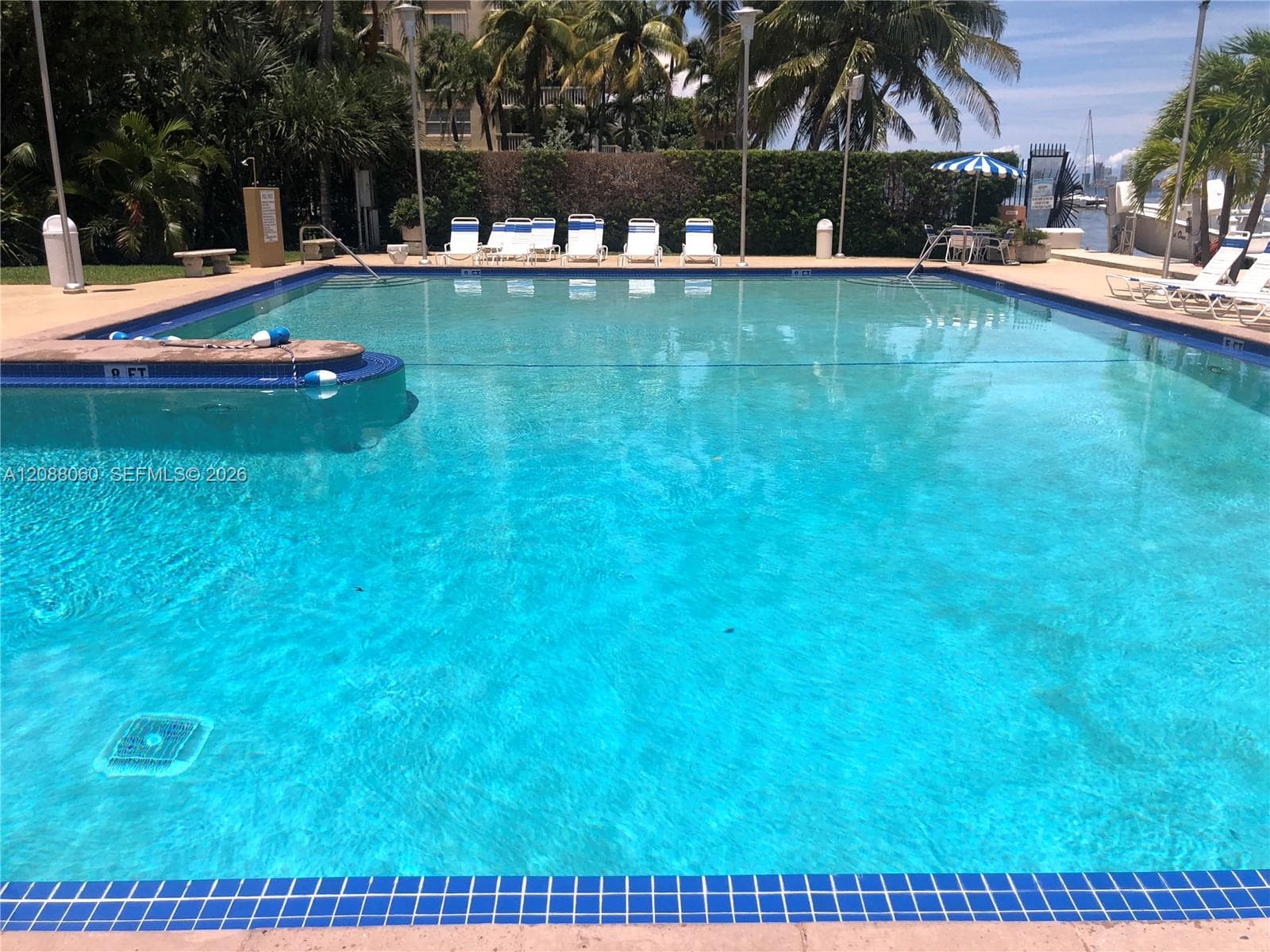 Enormous, sparkling pool
