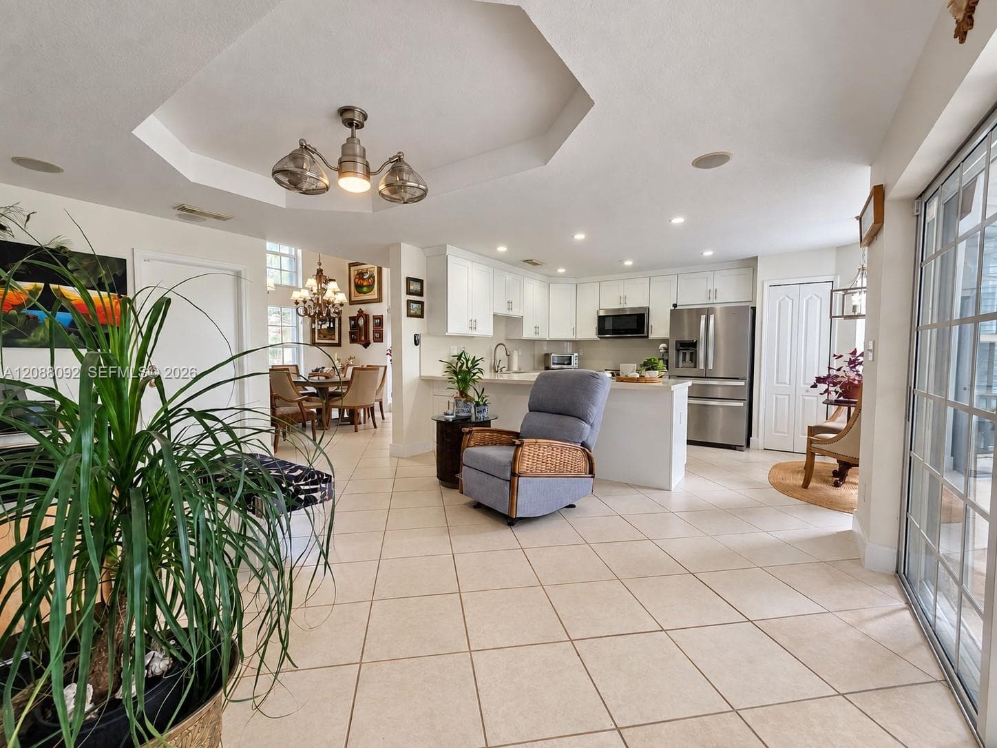 View of Family Room, Kitchen, and Breakfast area