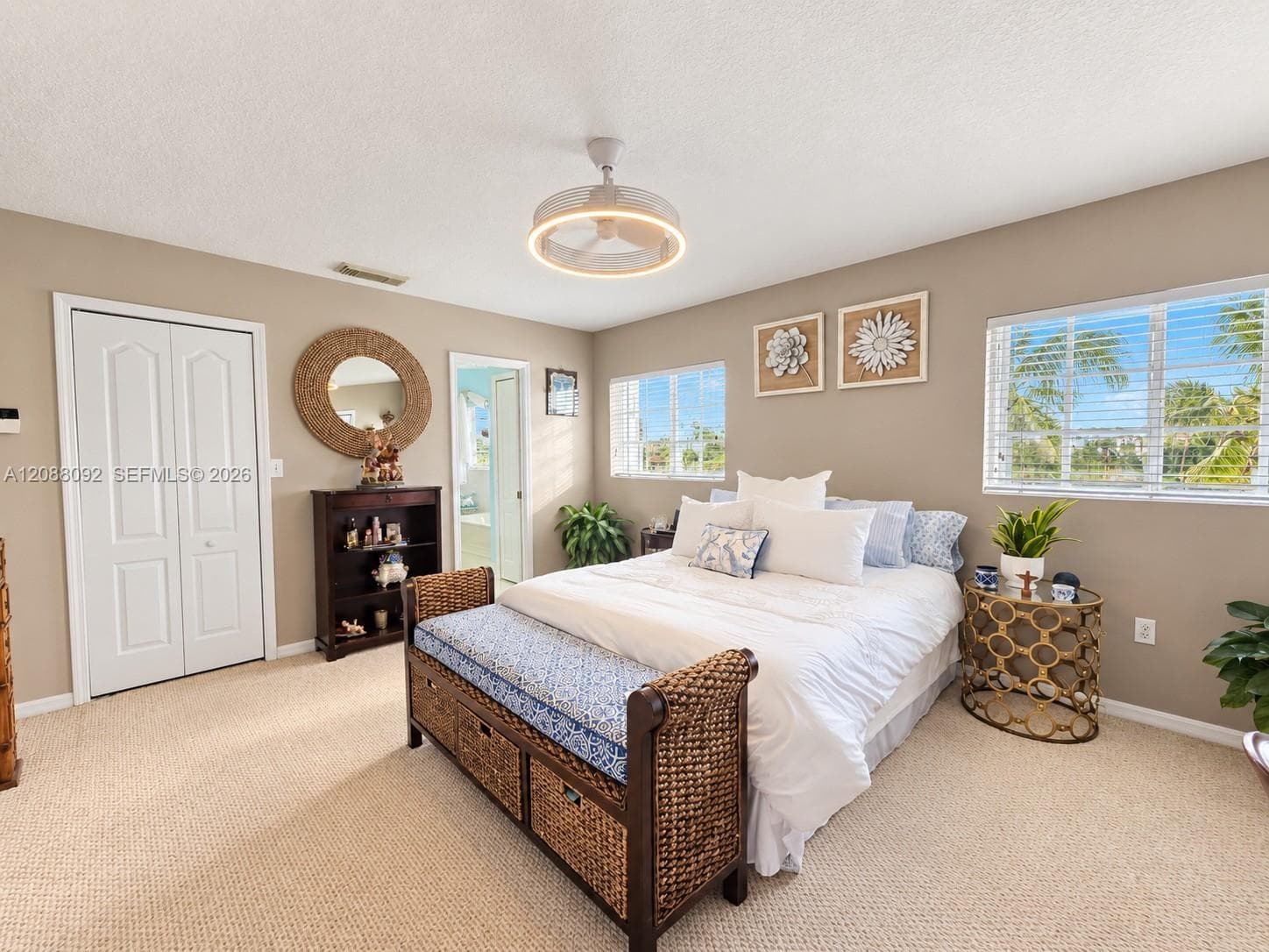 Two walk-in closets provide generous storage. Primary Bedroom, a comfortable retreat to begin and end each day.