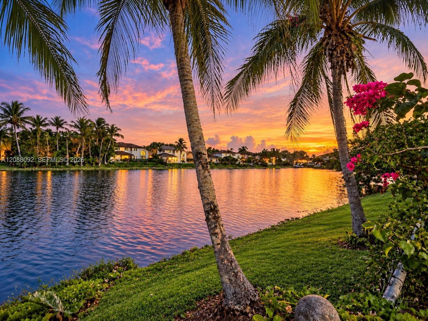 The tranquil lake offers a beautiful backdrop for quiet mornings and glowing sunsets. Gentle ripples catch the evening light, inviting you to slow down and savor the serenity of your own tropical retreat.