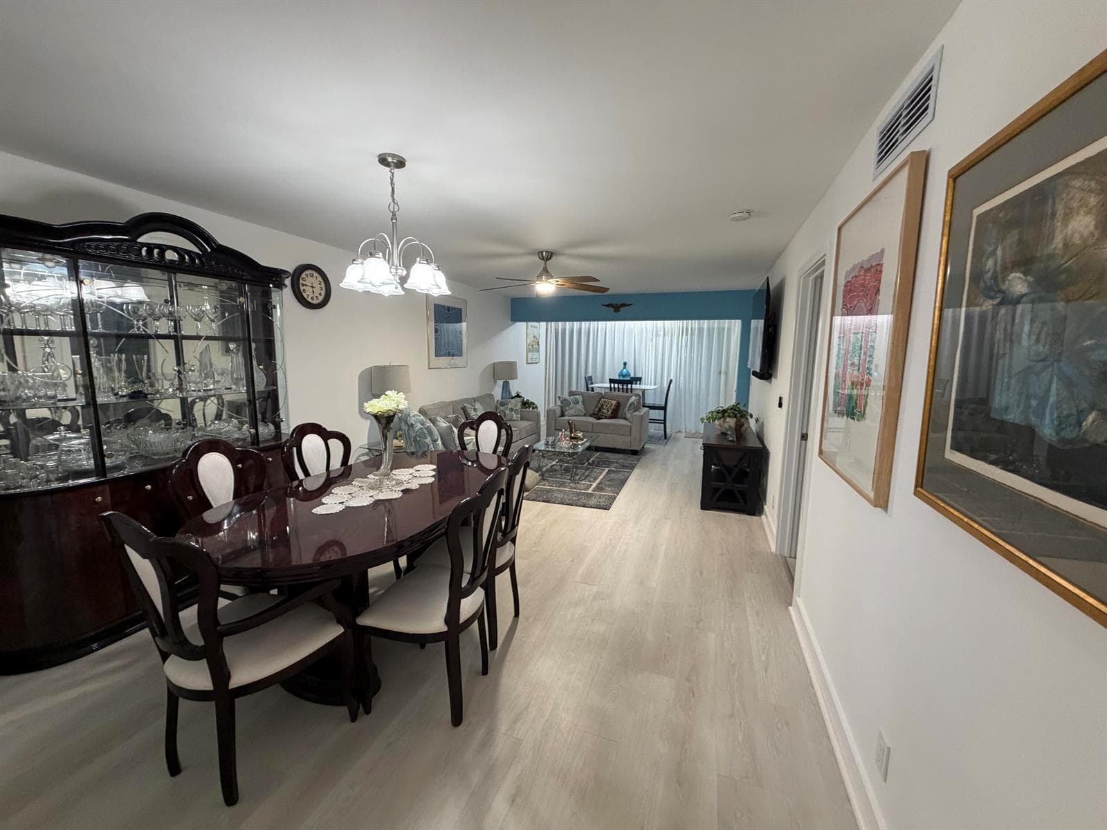 Dining area to living room