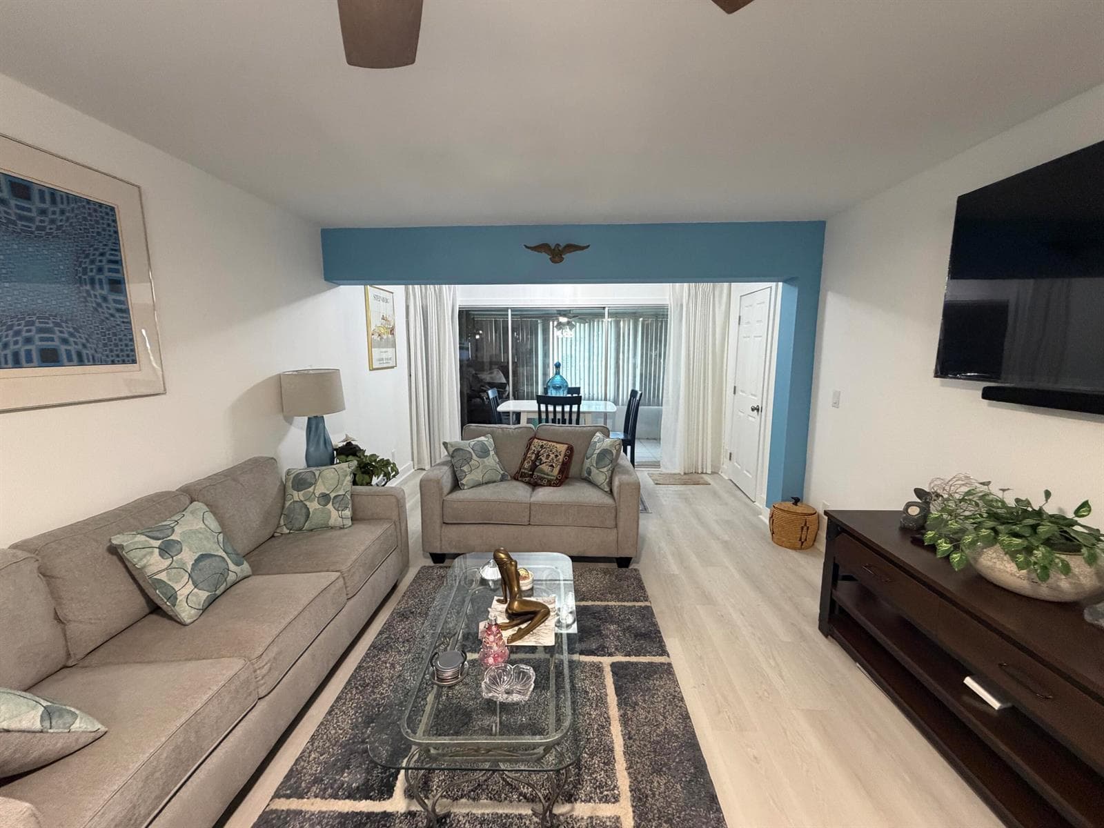 Living room to patio
