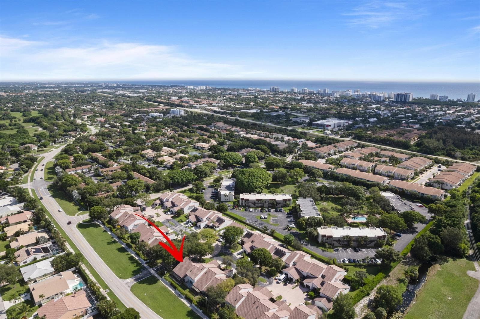 Aerial Neighborhood View