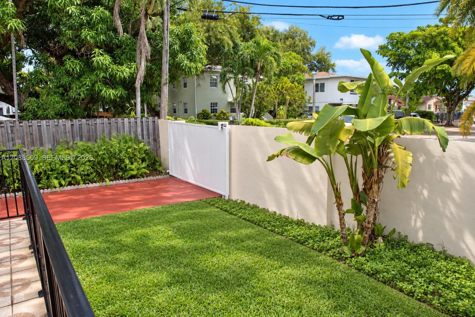 Separate back entrance with private parking