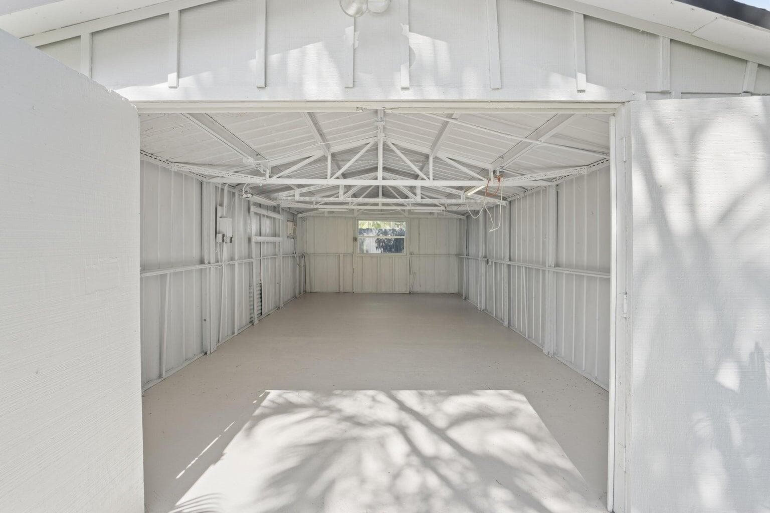 Backyard shed