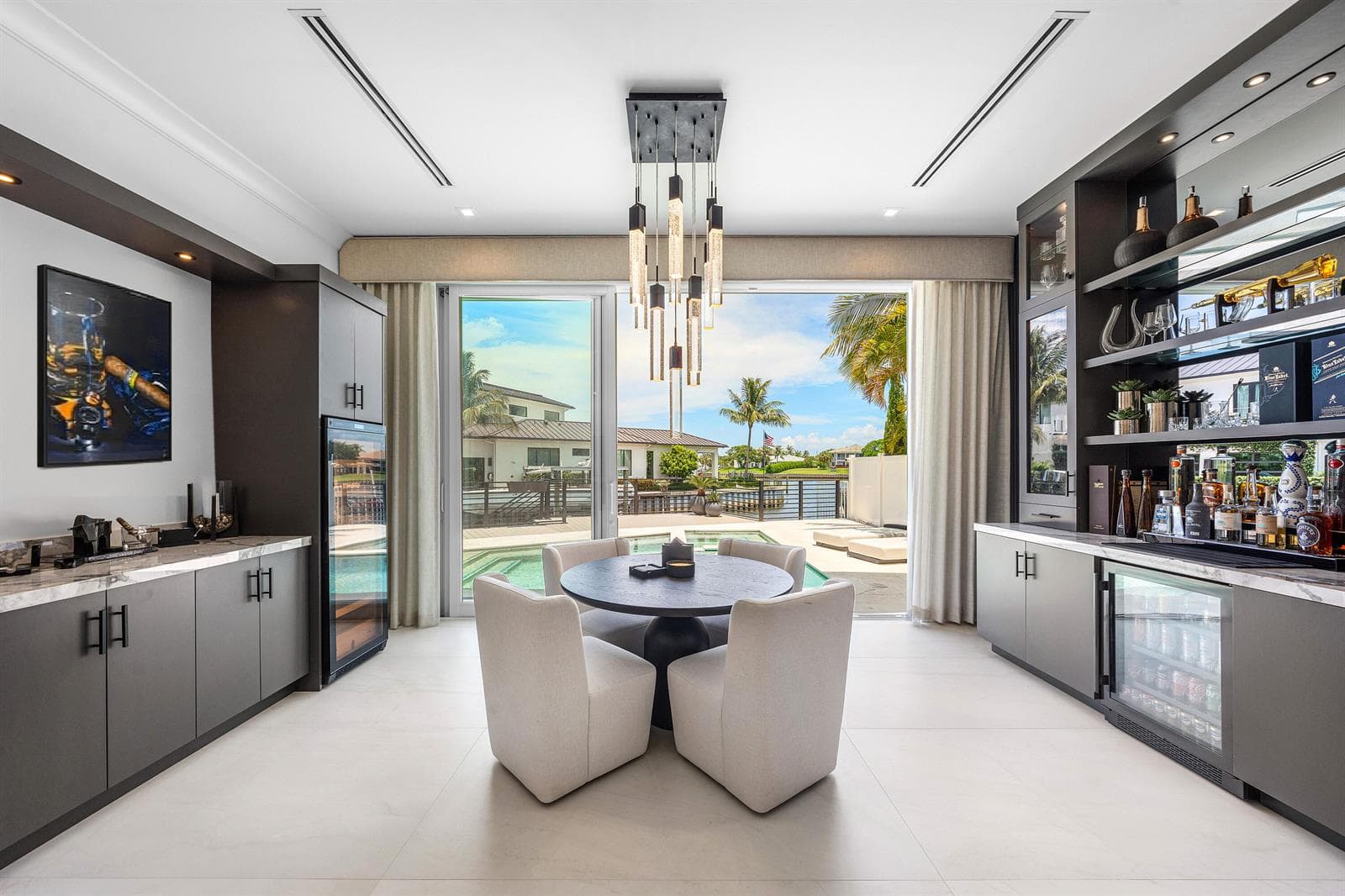 Dining Room and Bar with a View