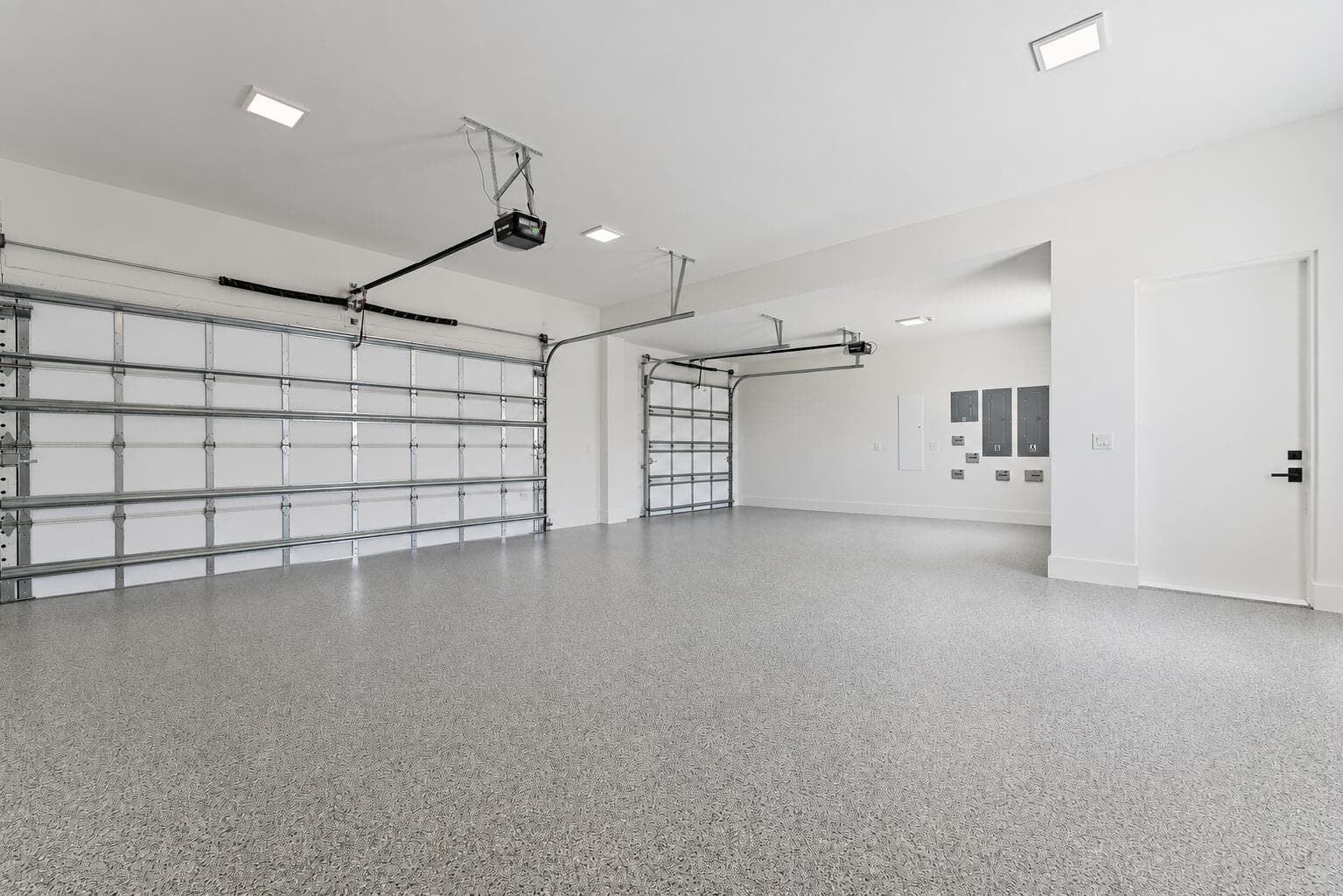 Oversized 3-car Garage with Epoxy Finish