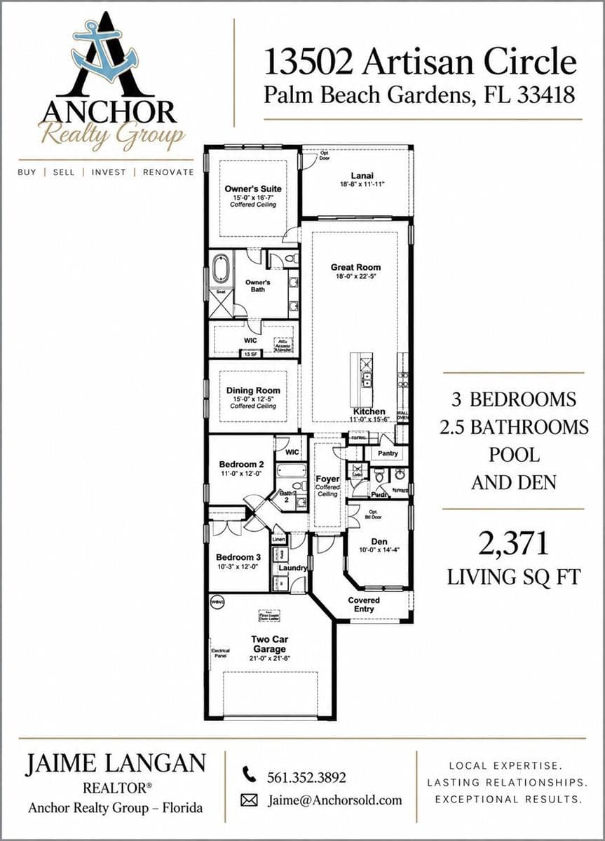 13502 Artisan Circle - Degas Floor Plan