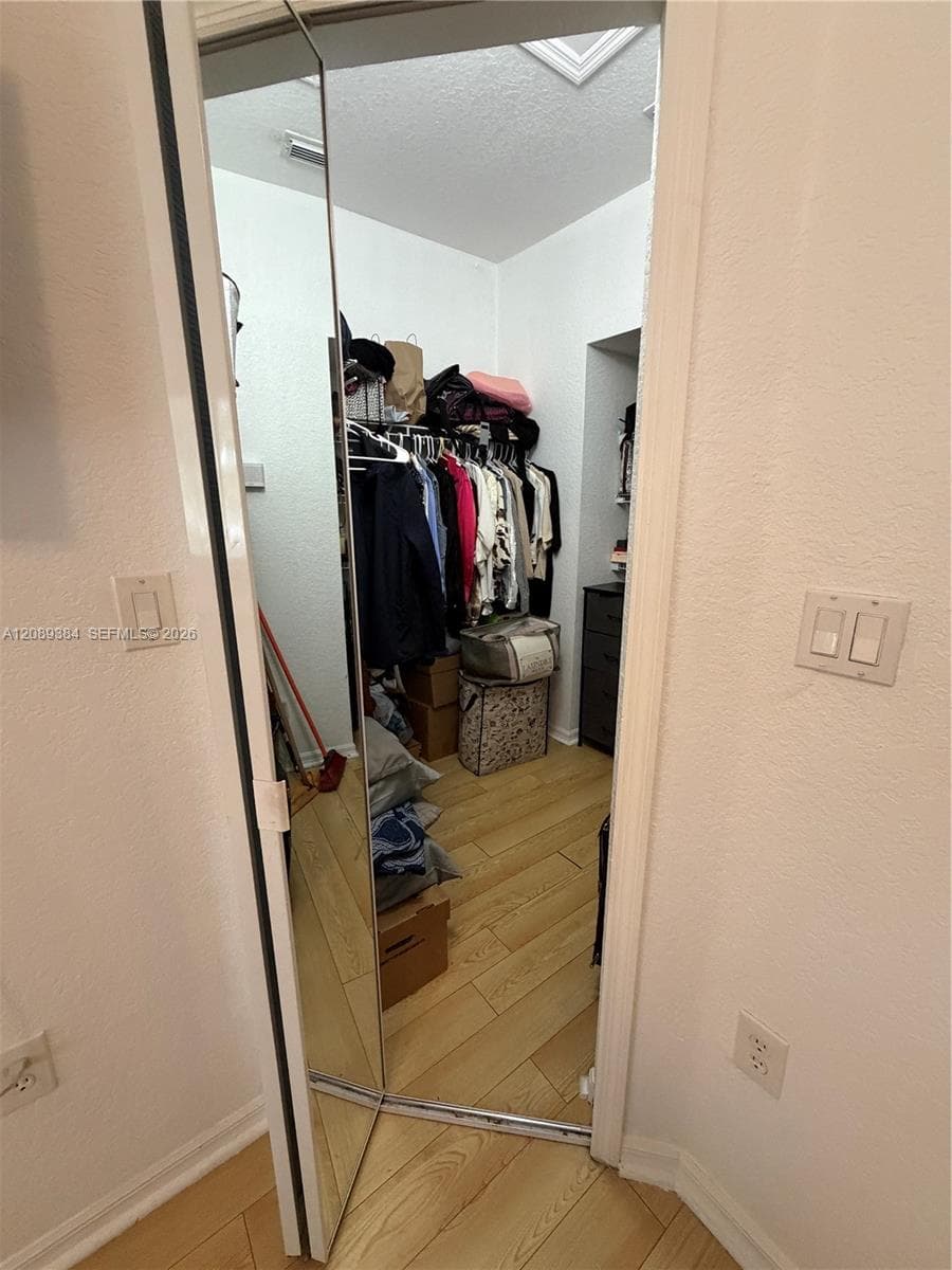 Walk-in Closet in the Primary Bedroom