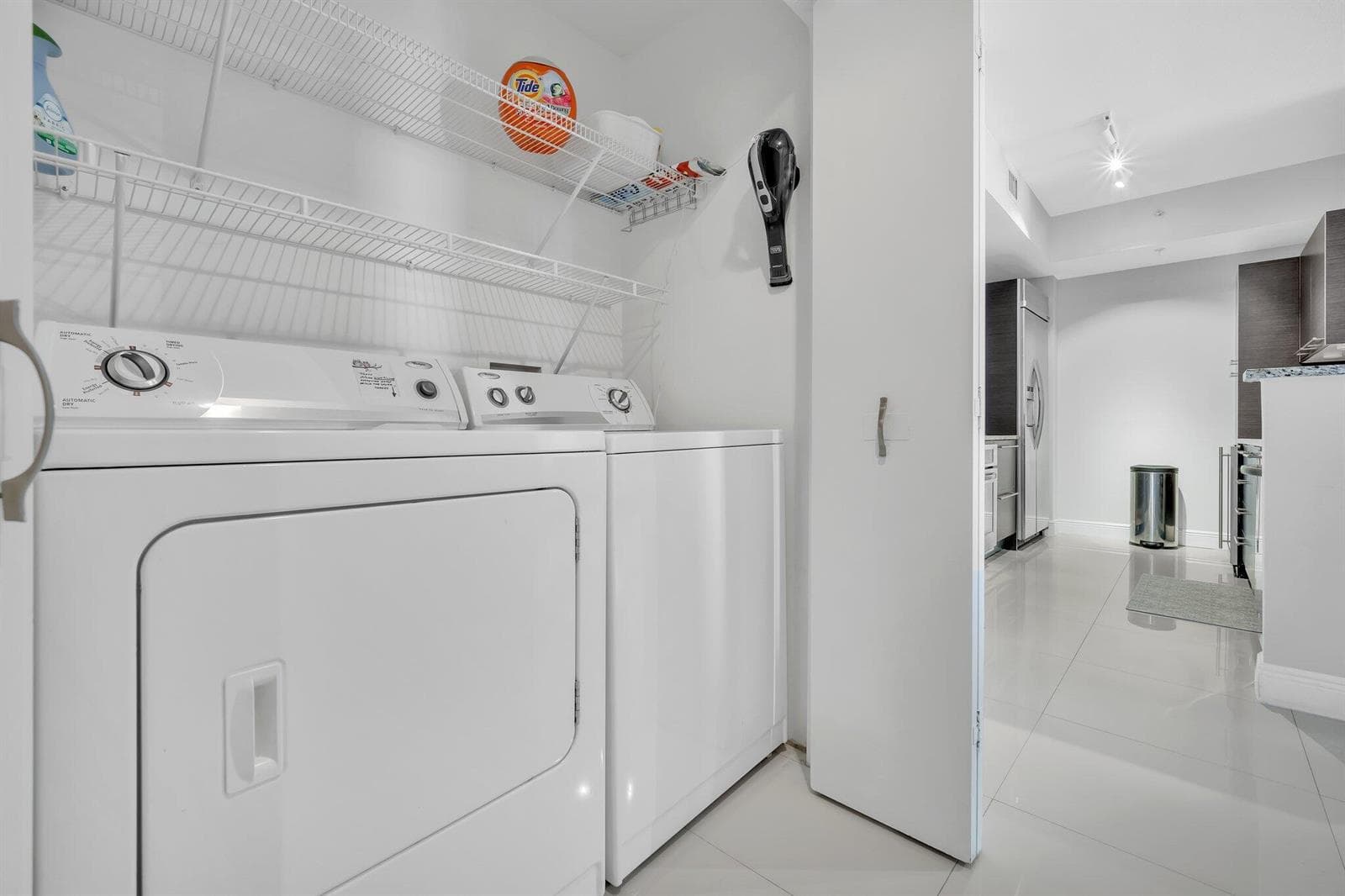 In-Unit Laundry Closet
