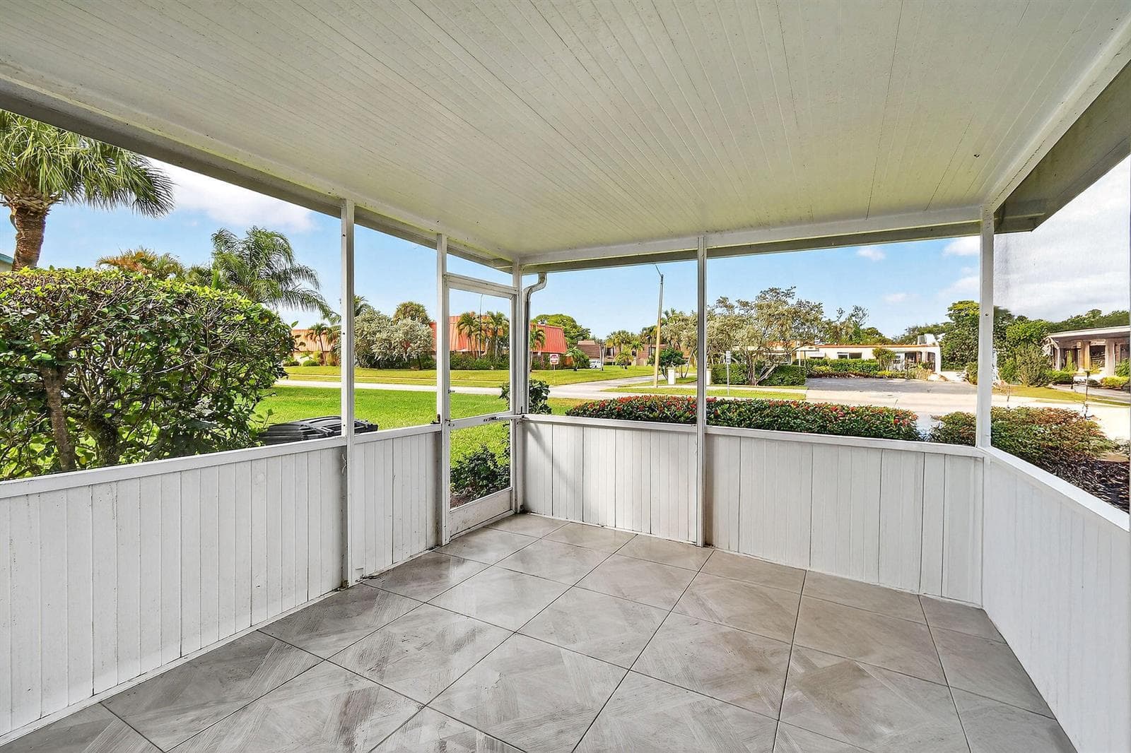 Outside living area
