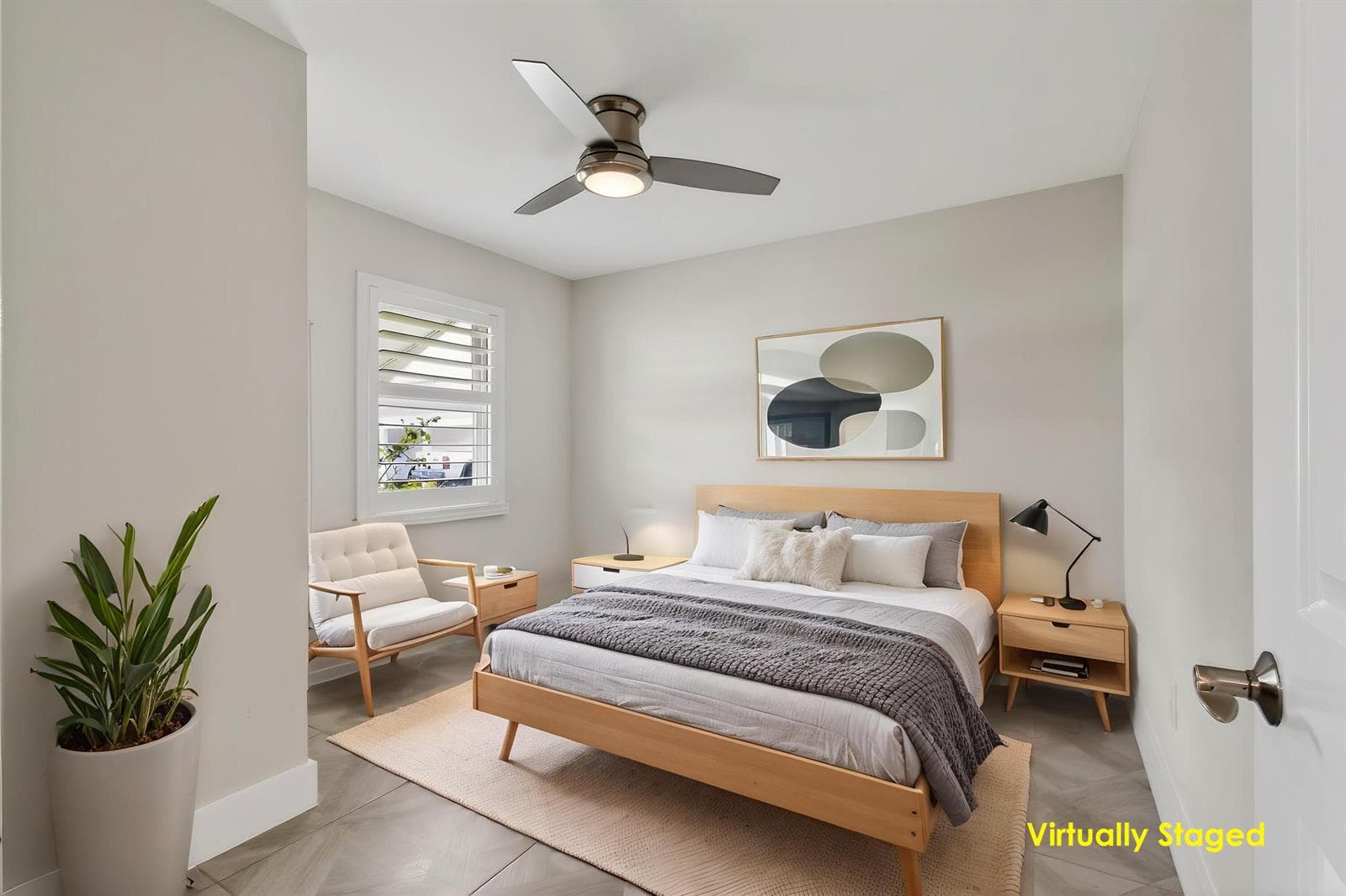 Guest Bedroom virtually stagedh