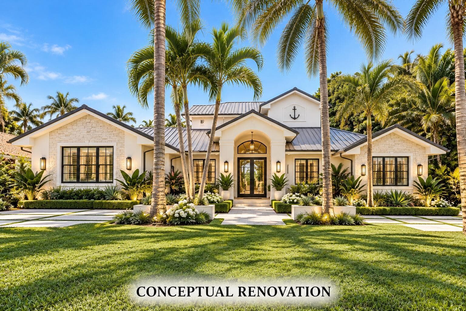Conceptual Tropical Modern Home