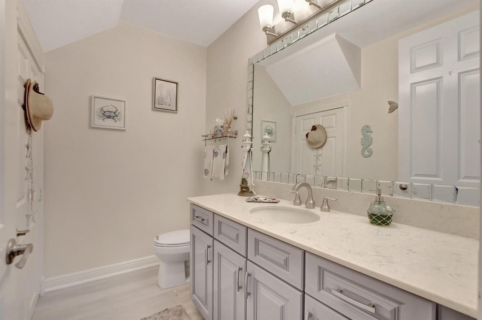 Half bath on first floor