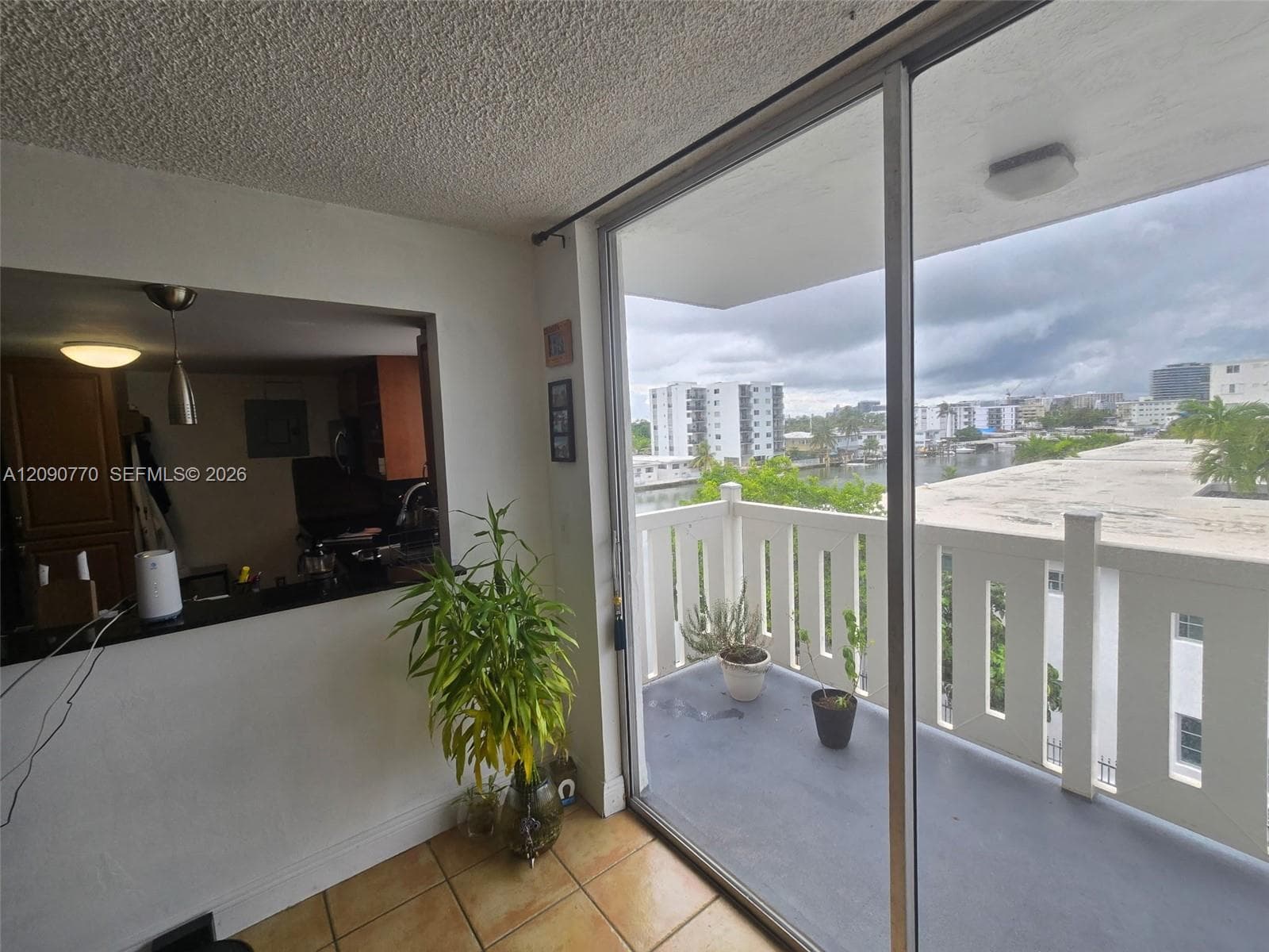 Balcony from living room