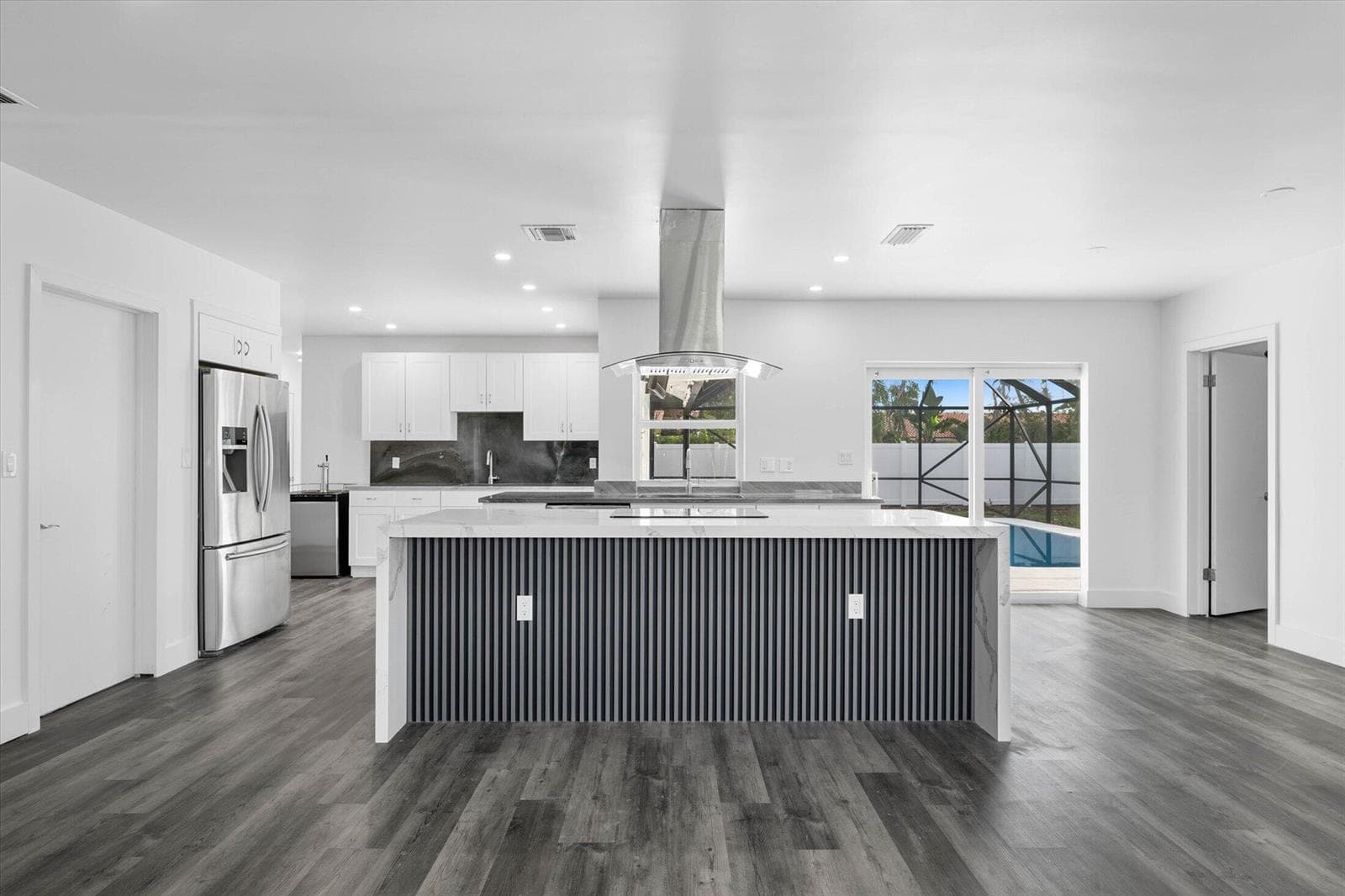 Kitchen Island View