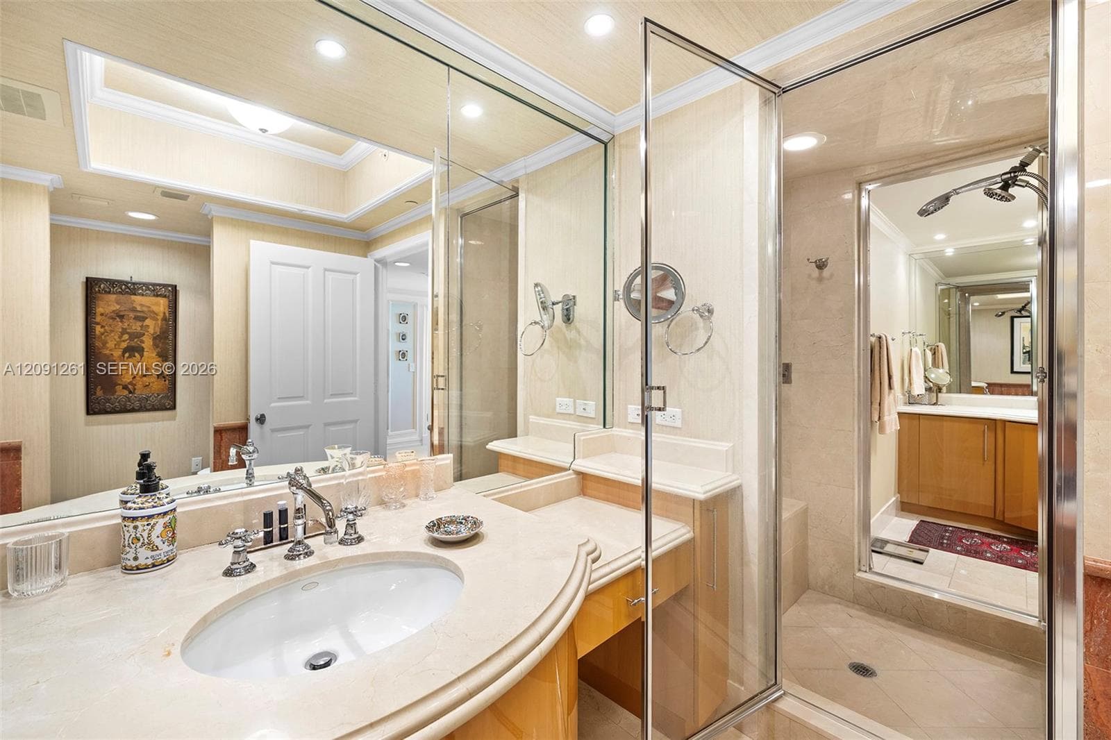 His master bathroom