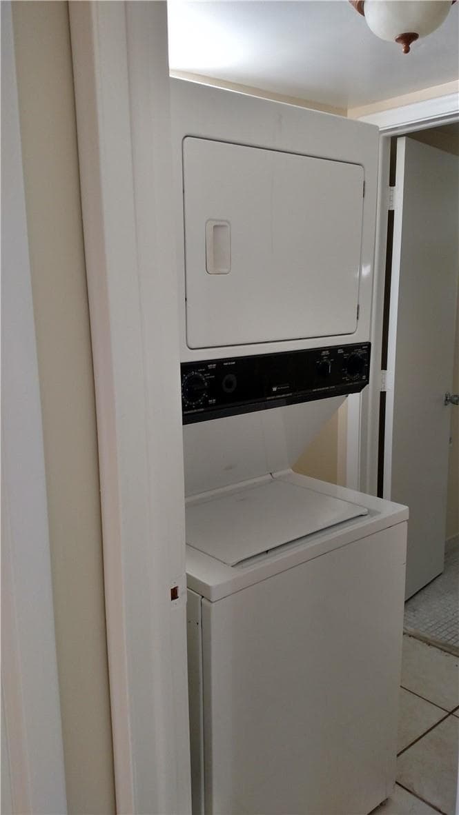 Washer and dryer in unit