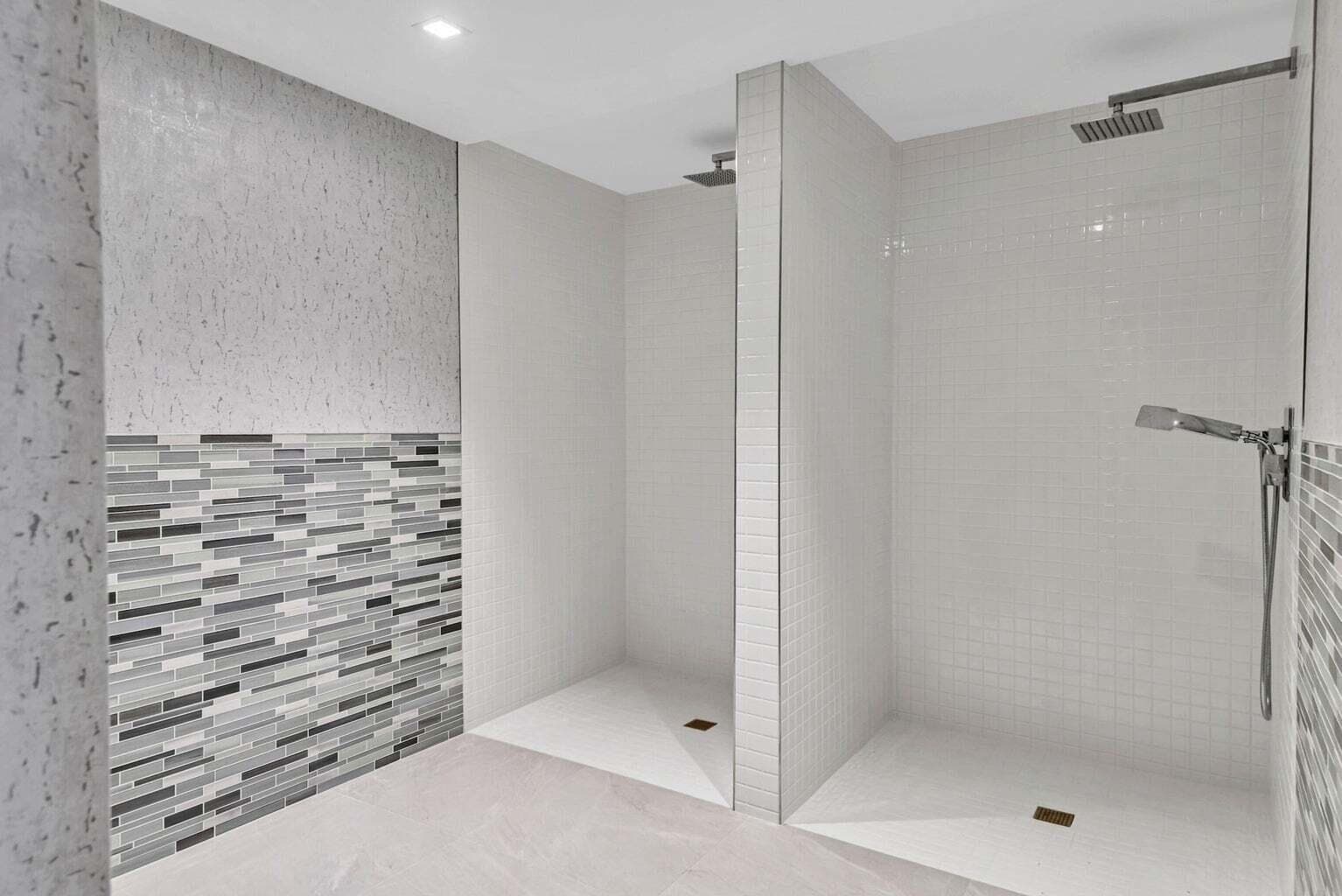 PB West indoor showers Locker room