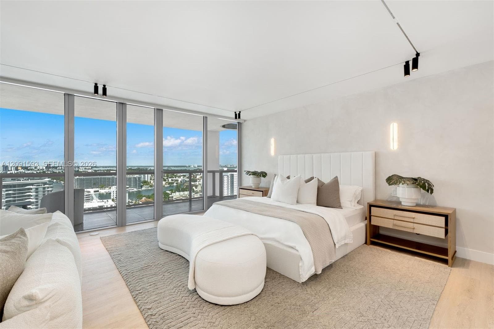 Bay-Side Primary Bedroom