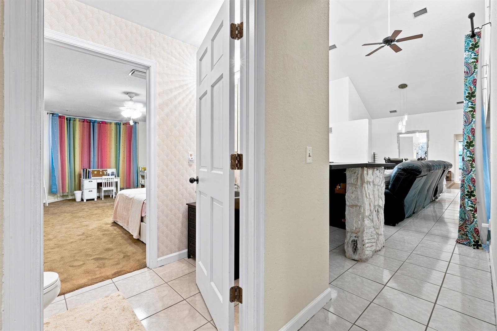 Hall to 1st Guest bedroom