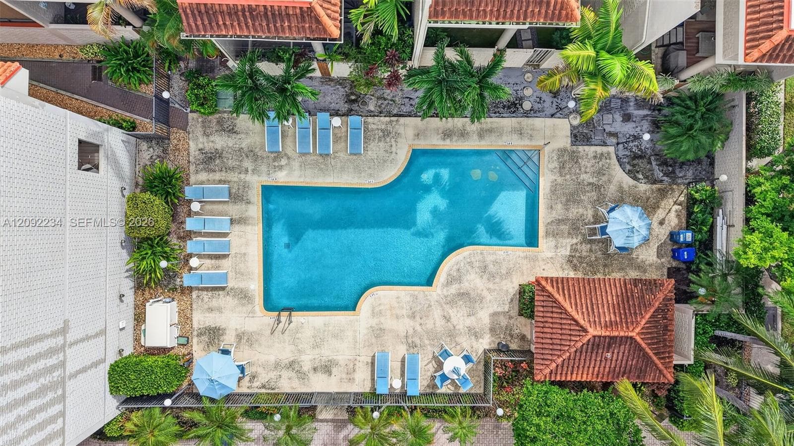 The Community Pool Offers a Serene Respite from the Bustling City Life
