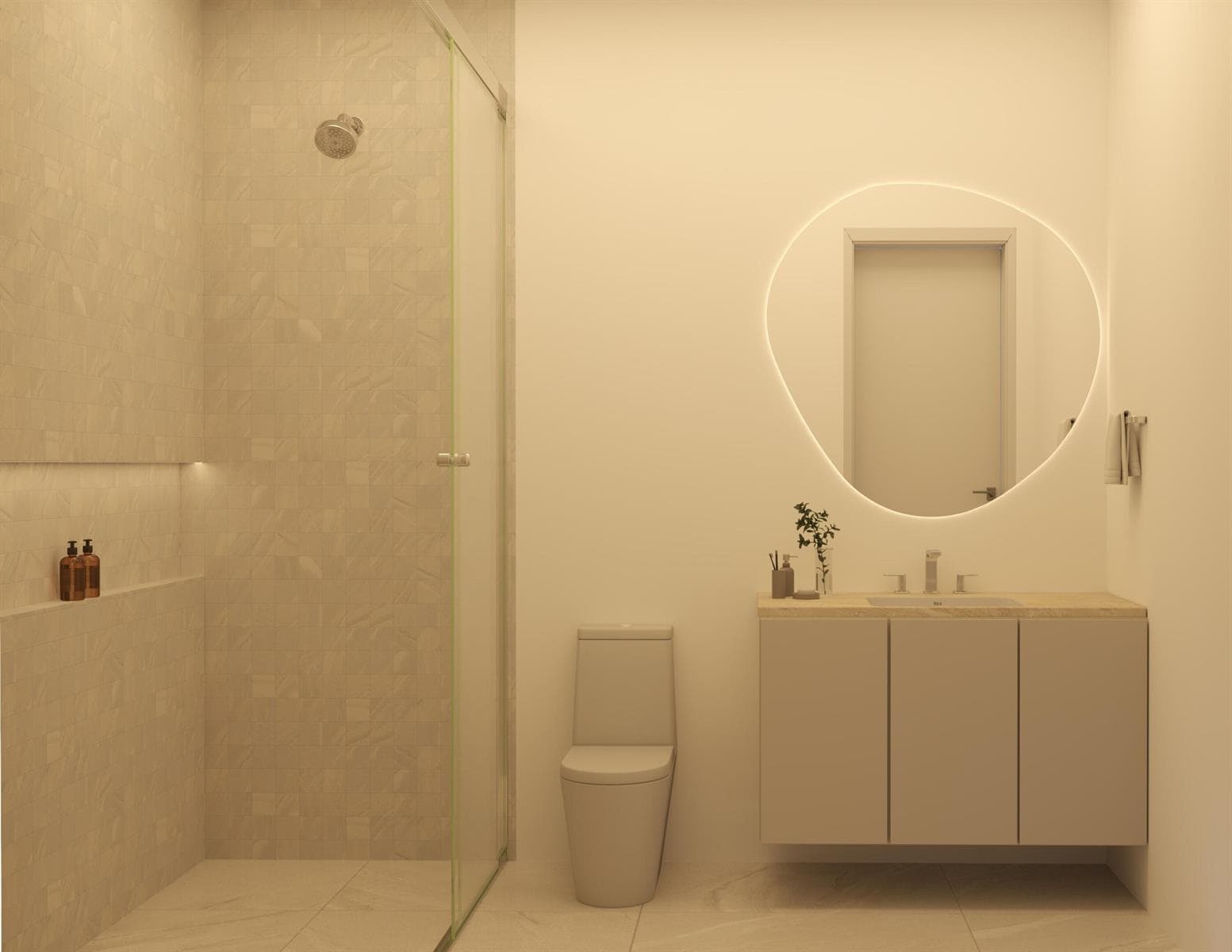 Bathroom bed 2