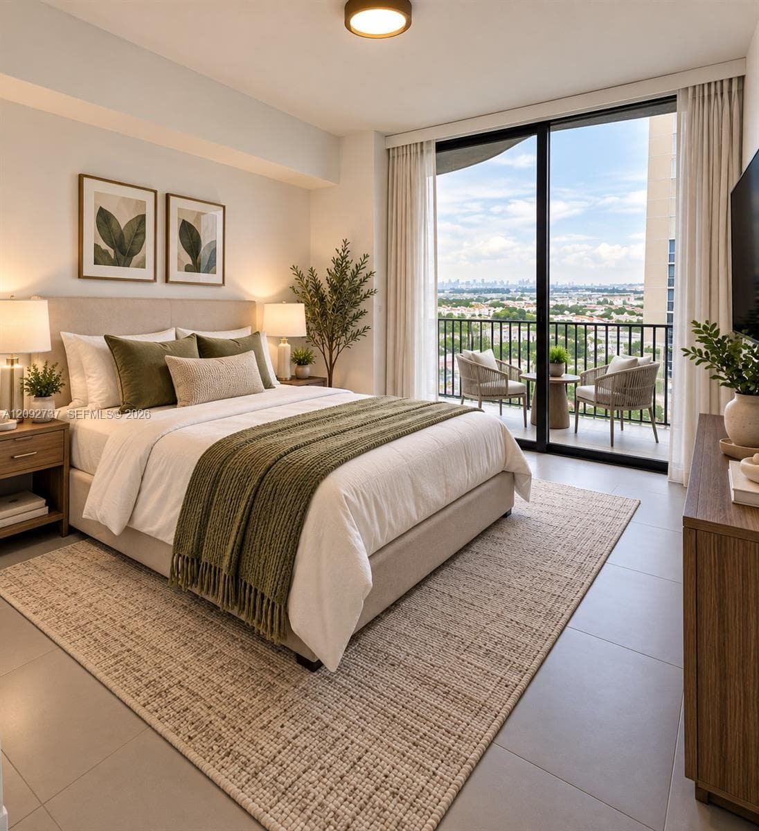 Virtual stage Bedroom
