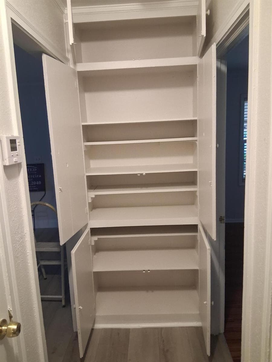 Hall cabinet interior