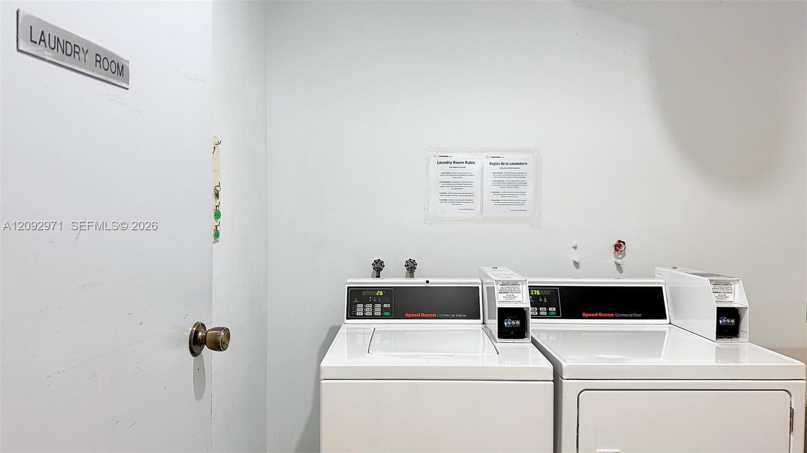 laundry room on each floor-